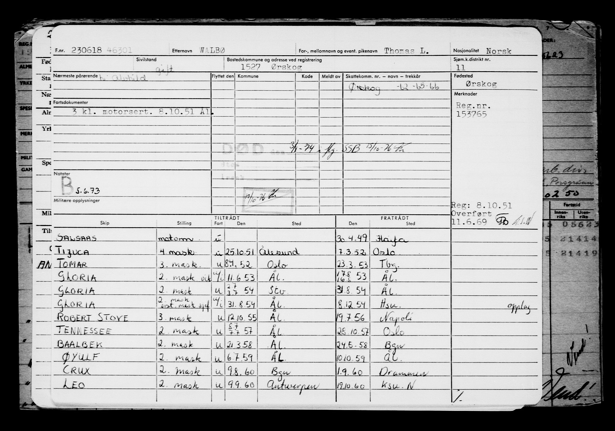 Direktoratet for sjømenn, AV/RA-S-3545/G/Gb/L0159: Hovedkort, 1918, s. 543