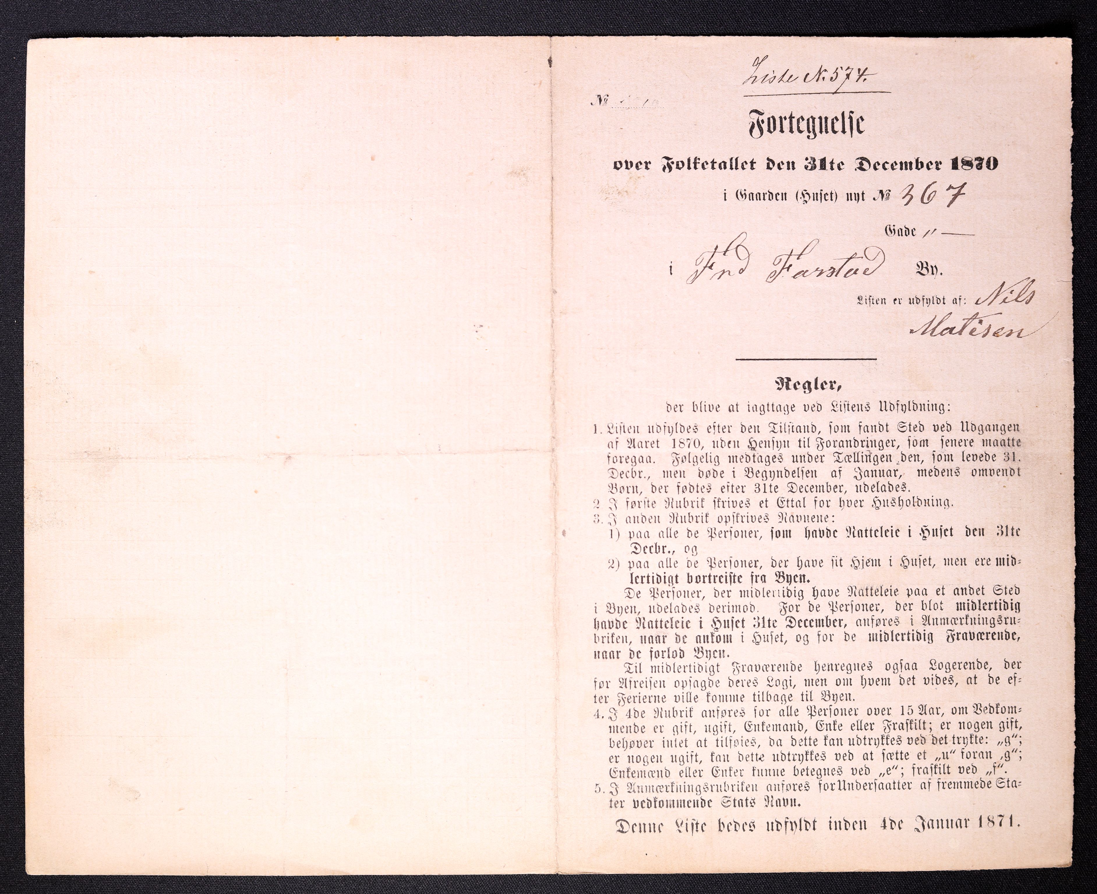 RA, Folketelling 1870 for 0103 Fredrikstad kjøpstad, 1870, s. 1145