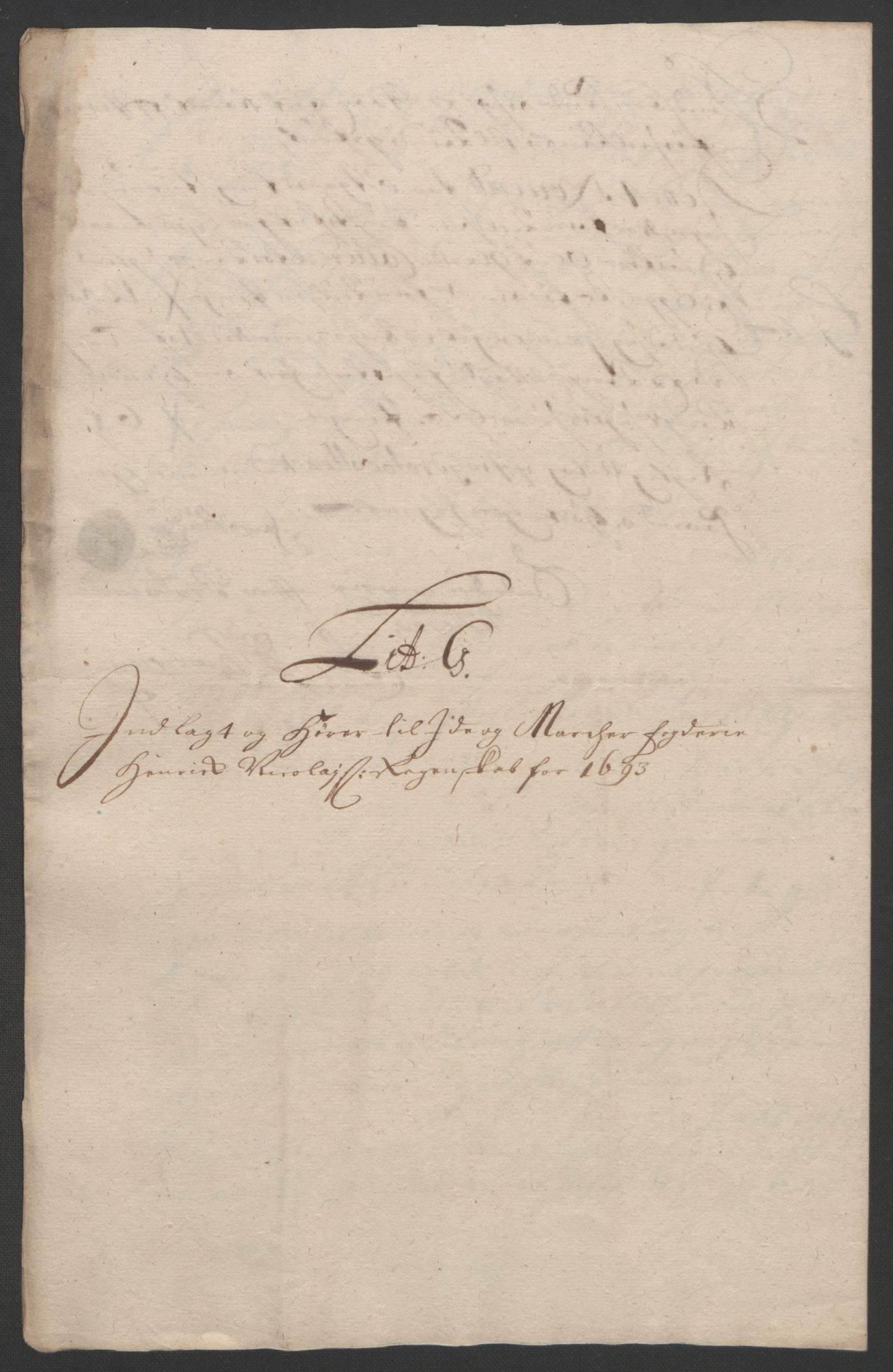 Rentekammeret inntil 1814, Reviderte regnskaper, Fogderegnskap, RA/EA-4092/R01/L0011: Fogderegnskap Idd og Marker, 1692-1693, s. 256