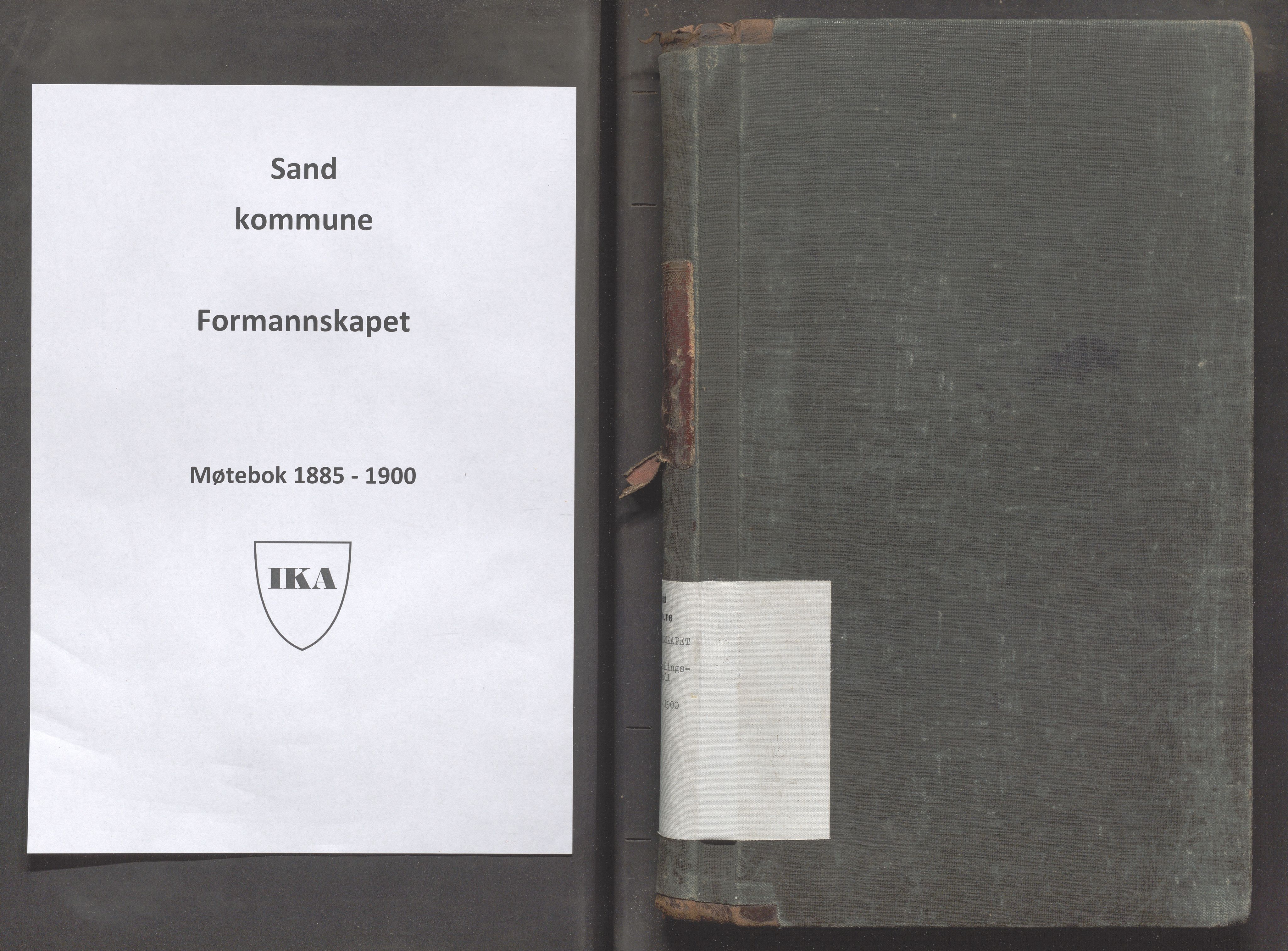 Sand kommune - Formannskapet, IKAR/K-102092/A/Aa/L0002: Møtebok, 1885-1900