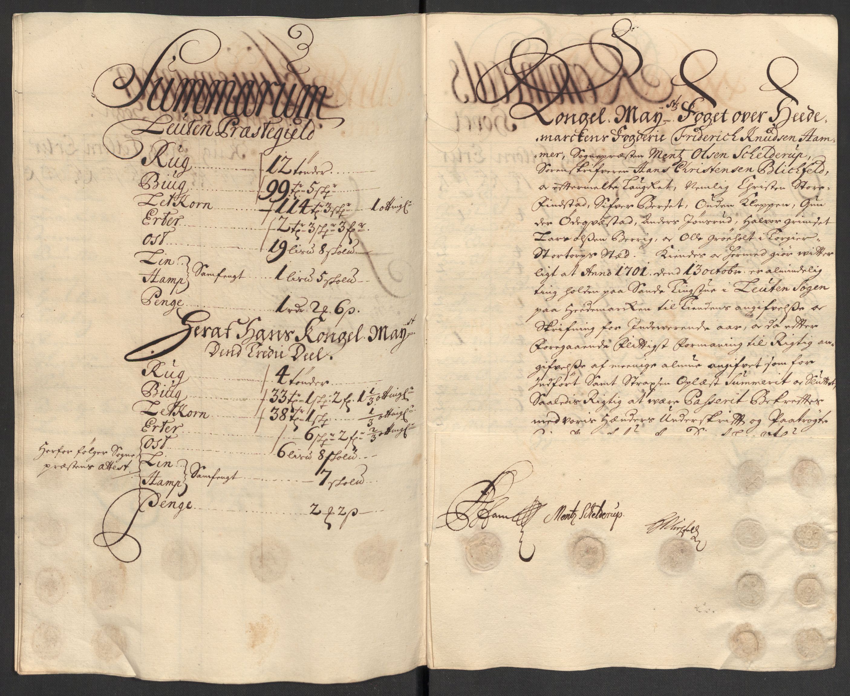 Rentekammeret inntil 1814, Reviderte regnskaper, Fogderegnskap, AV/RA-EA-4092/R16/L1040: Fogderegnskap Hedmark, 1701-1702, s. 50