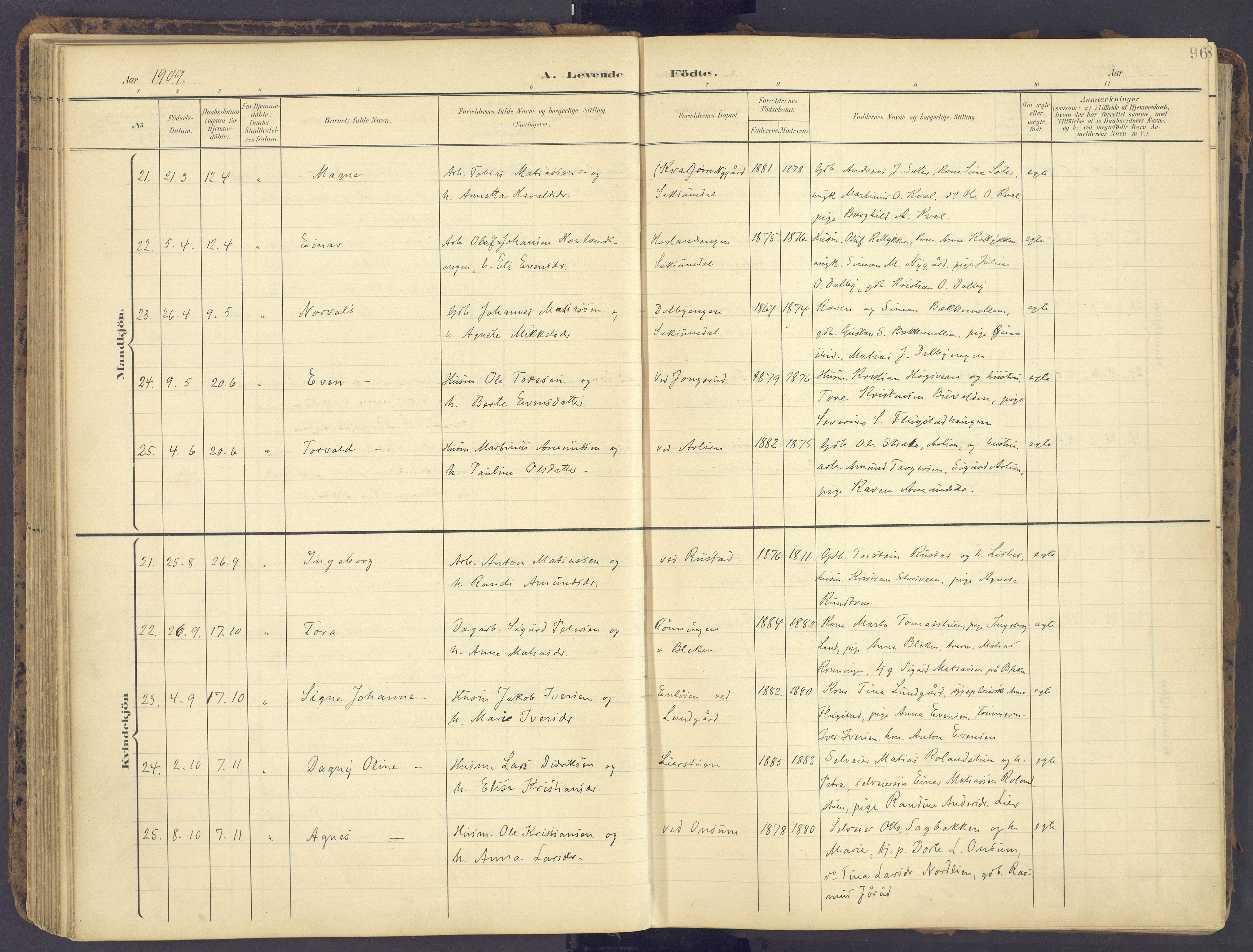 Fåberg prestekontor, AV/SAH-PREST-086/H/Ha/Haa/L0012: Ministerialbok nr. 12, 1899-1915, s. 96