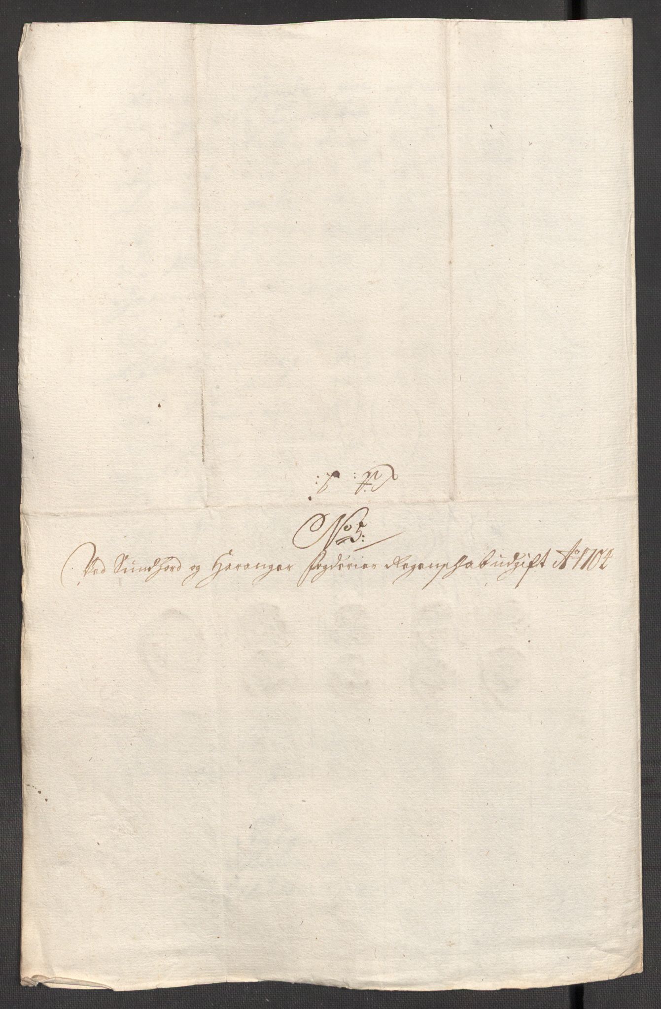 Rentekammeret inntil 1814, Reviderte regnskaper, Fogderegnskap, AV/RA-EA-4092/R48/L2982: Fogderegnskap Sunnhordland og Hardanger, 1704, s. 223