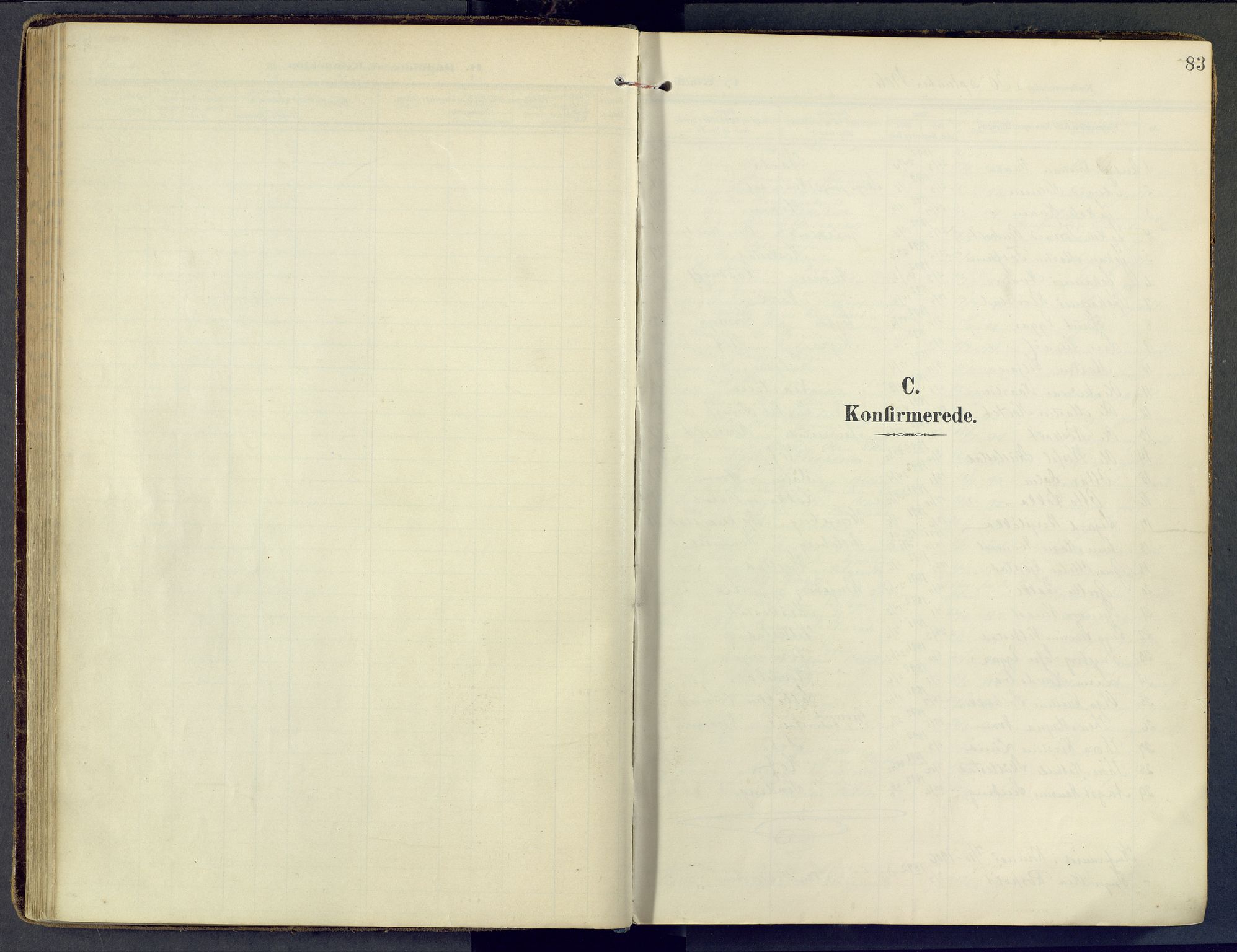 Sandsvær kirkebøker, AV/SAKO-A-244/F/Fb/L0002: Ministerialbok nr. II 2, 1906-1956, s. 83