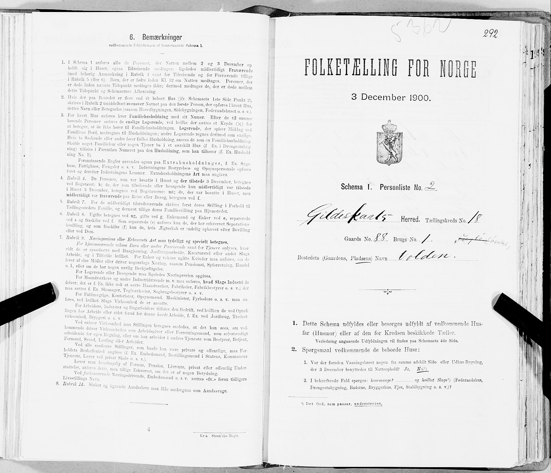 SAT, Folketelling 1900 for 1838 Gildeskål herred, 1900, s. 1802