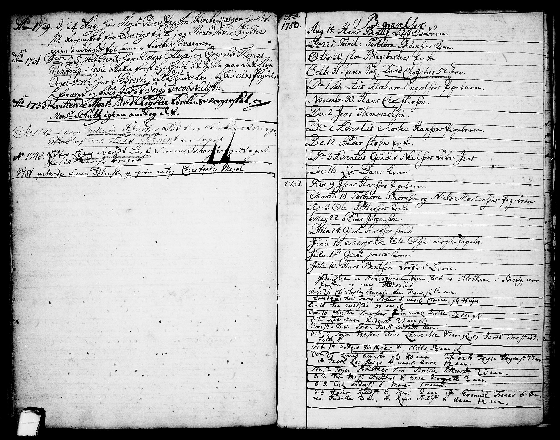 Brevik kirkebøker, AV/SAKO-A-255/F/Fa/L0002: Ministerialbok nr. 2, 1720-1764, s. 58c