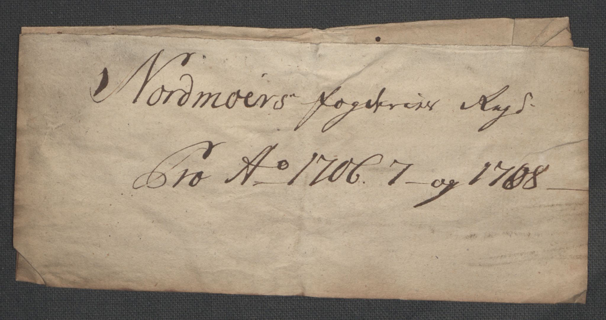 Rentekammeret inntil 1814, Reviderte regnskaper, Fogderegnskap, AV/RA-EA-4092/R56/L3744: Fogderegnskap Nordmøre, 1709-1710, s. 4