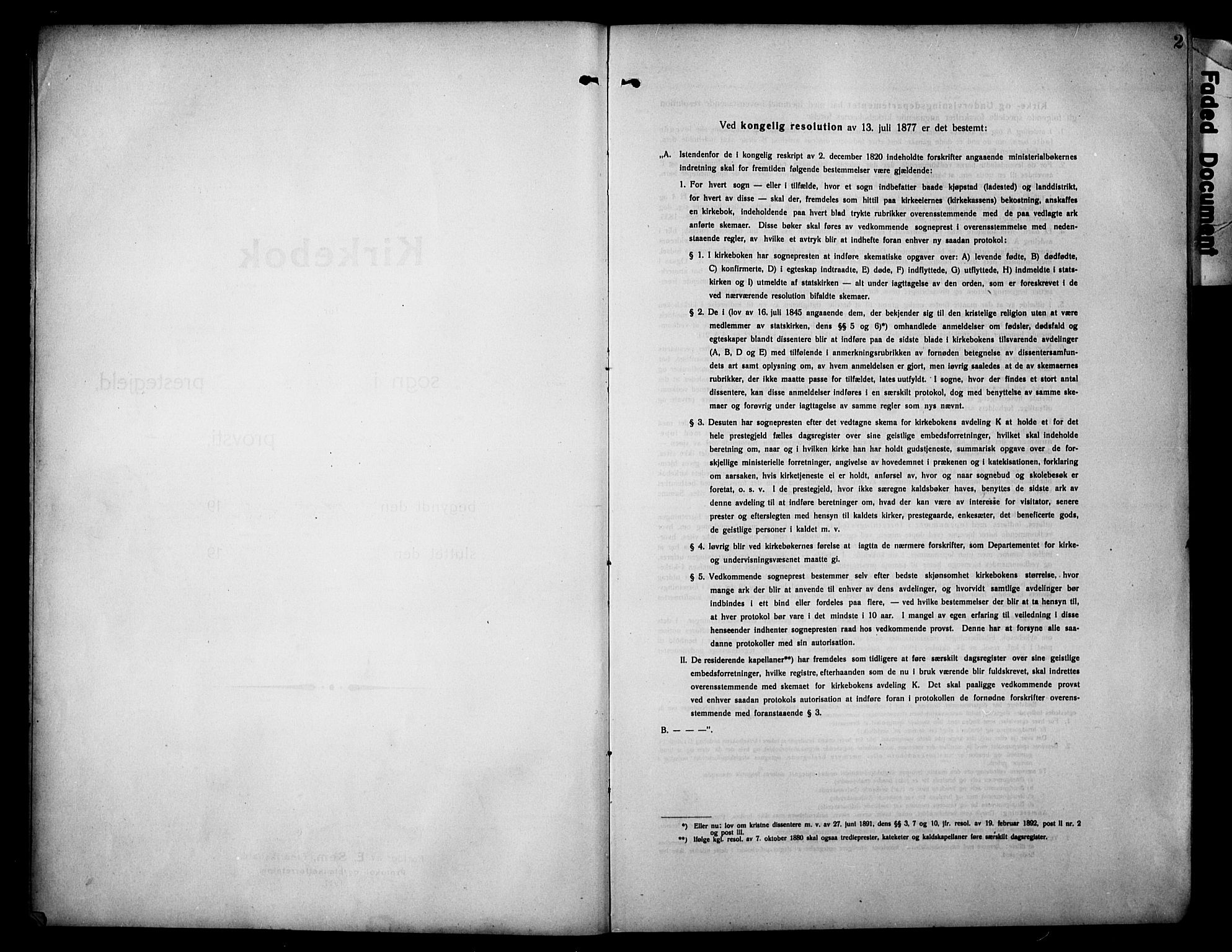 Sør-Fron prestekontor, SAH/PREST-010/H/Ha/Hab/L0005: Klokkerbok nr. 5, 1912-1930, s. 2