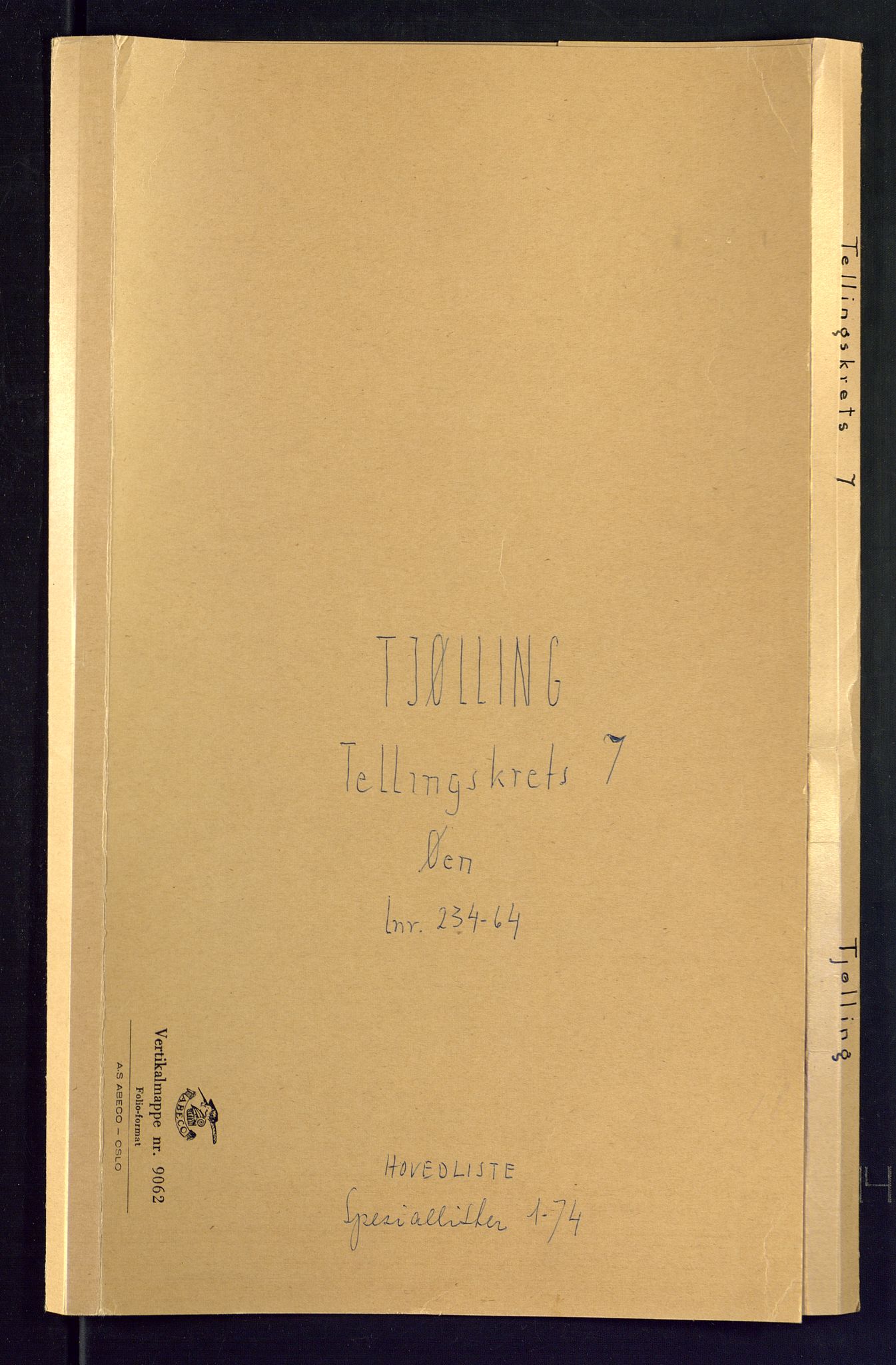 SAKO, Folketelling 1875 for 0725P Tjølling prestegjeld, 1875, s. 33