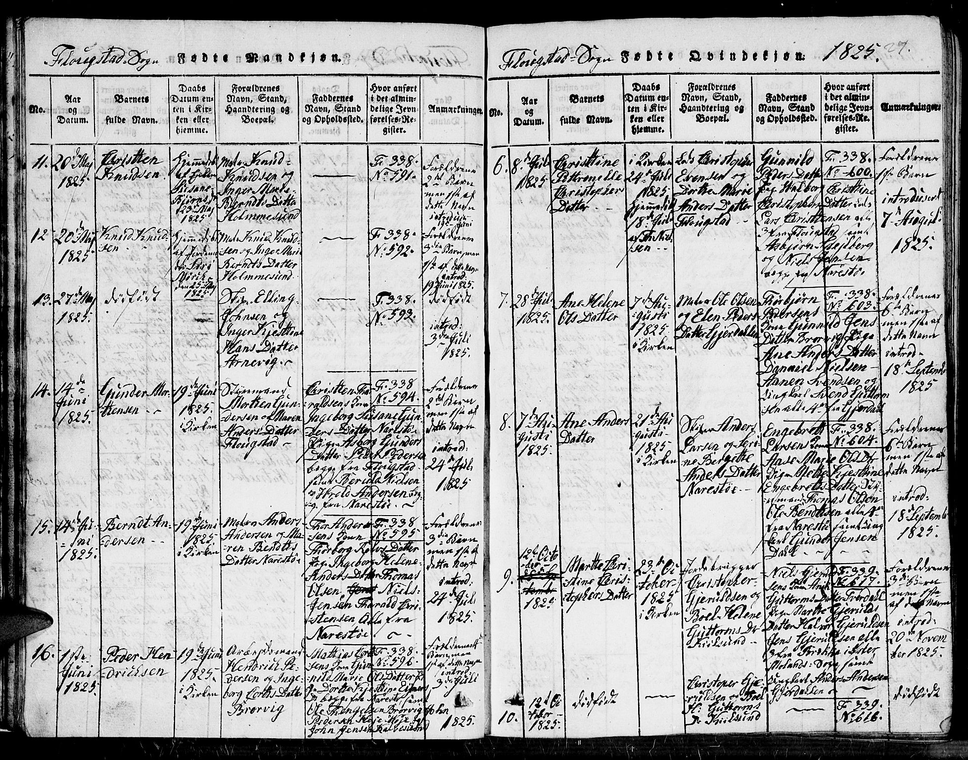 Dypvåg sokneprestkontor, AV/SAK-1111-0007/F/Fb/Fbb/L0001: Klokkerbok nr. B 1, 1816-1850, s. 27