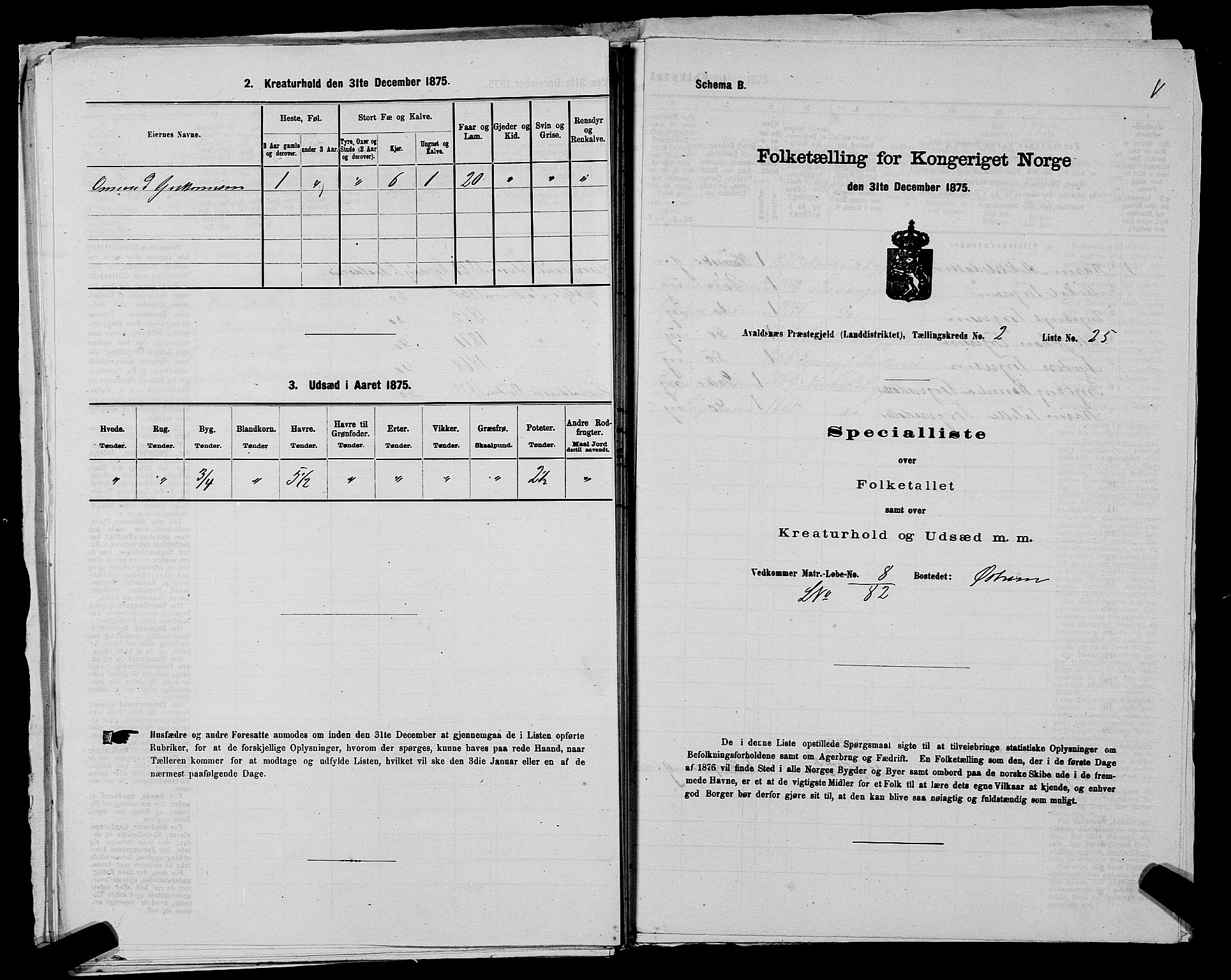 SAST, Folketelling 1875 for 1147L Avaldsnes prestegjeld, Avaldsnes sokn og Kopervik landsokn, 1875, s. 347