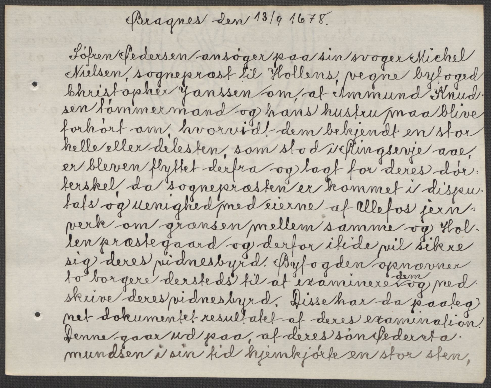 Riksarkivets diplomsamling, RA/EA-5965/F15/L0026: Prestearkiv - Telemark, 1575-1838, s. 93