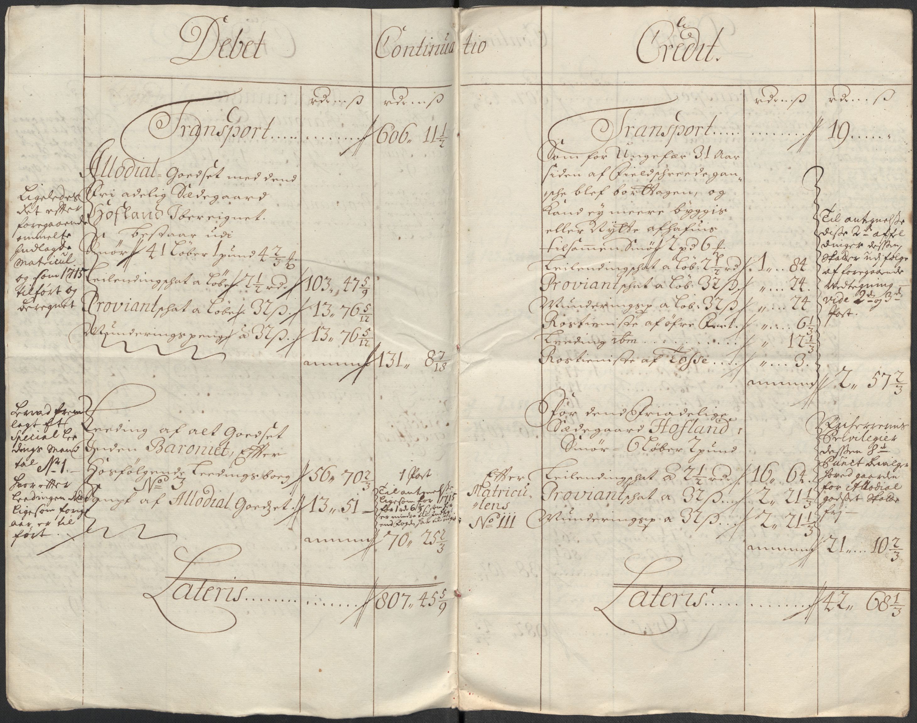 Rentekammeret inntil 1814, Reviderte regnskaper, Fogderegnskap, AV/RA-EA-4092/R49/L3139: Fogderegnskap Rosendal Baroni, 1715-1717, s. 109