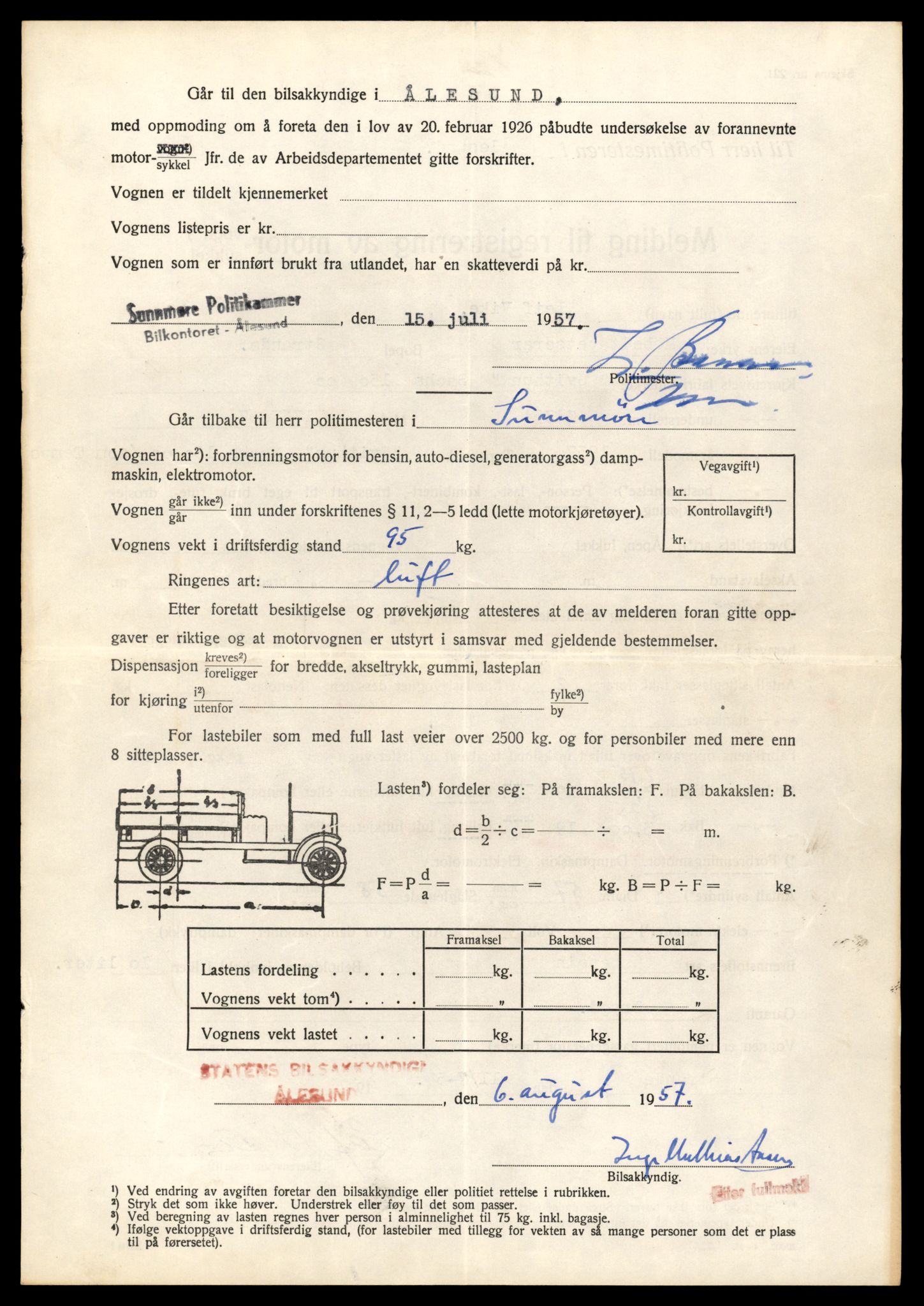 Møre og Romsdal vegkontor - Ålesund trafikkstasjon, AV/SAT-A-4099/F/Fe/L0040: Registreringskort for kjøretøy T 13531 - T 13709, 1927-1998, s. 2614