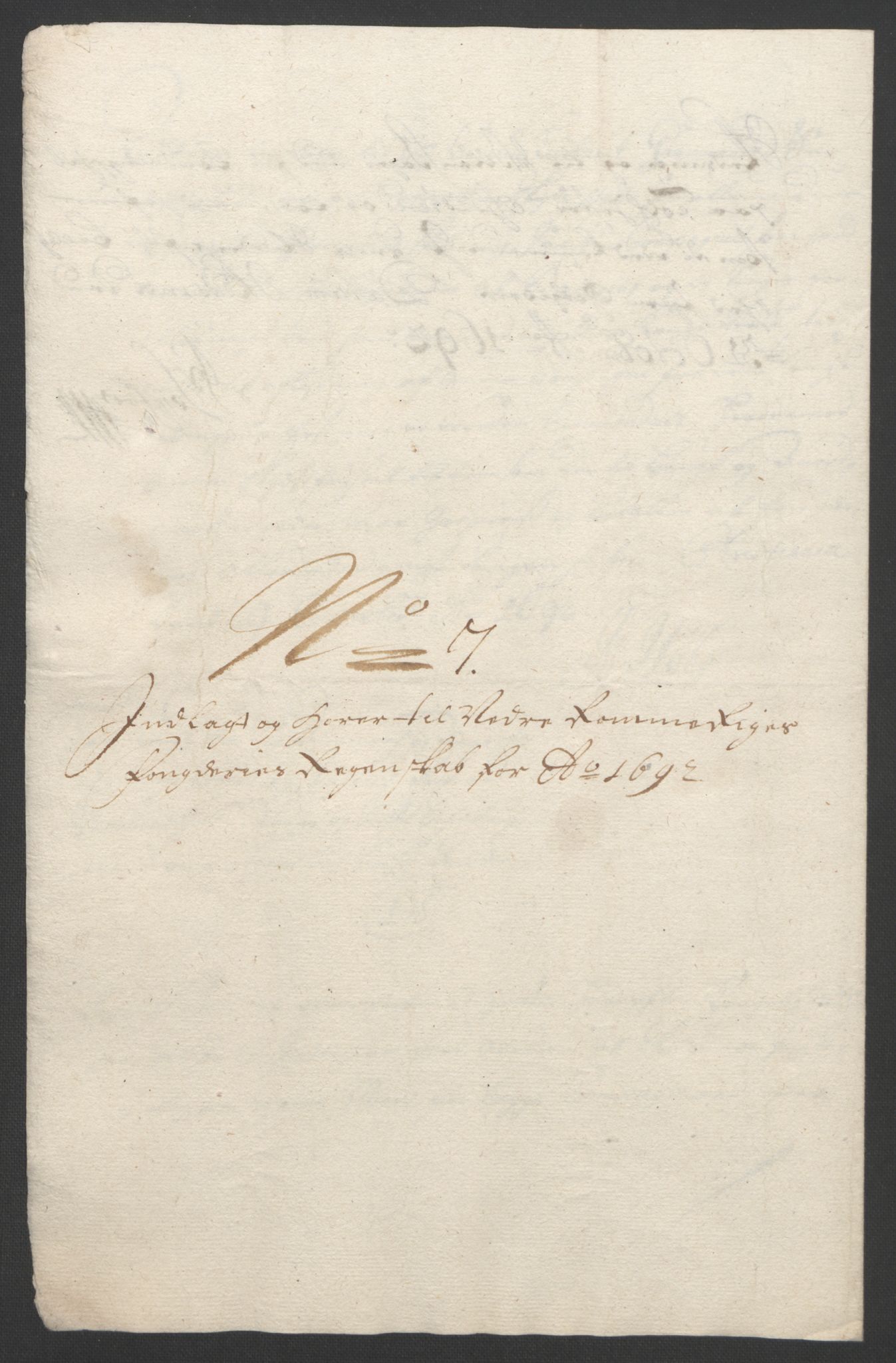 Rentekammeret inntil 1814, Reviderte regnskaper, Fogderegnskap, RA/EA-4092/R11/L0577: Fogderegnskap Nedre Romerike, 1692, s. 323