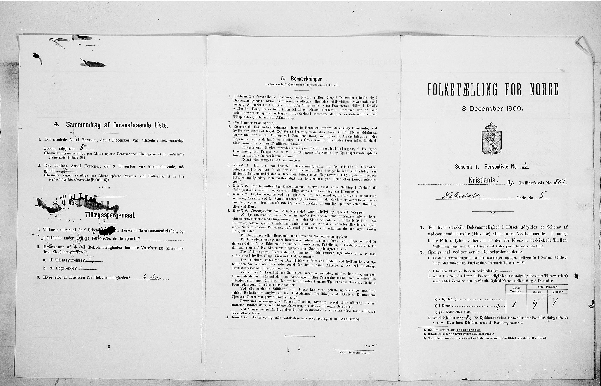 SAO, Folketelling 1900 for 0301 Kristiania kjøpstad, 1900, s. 64477