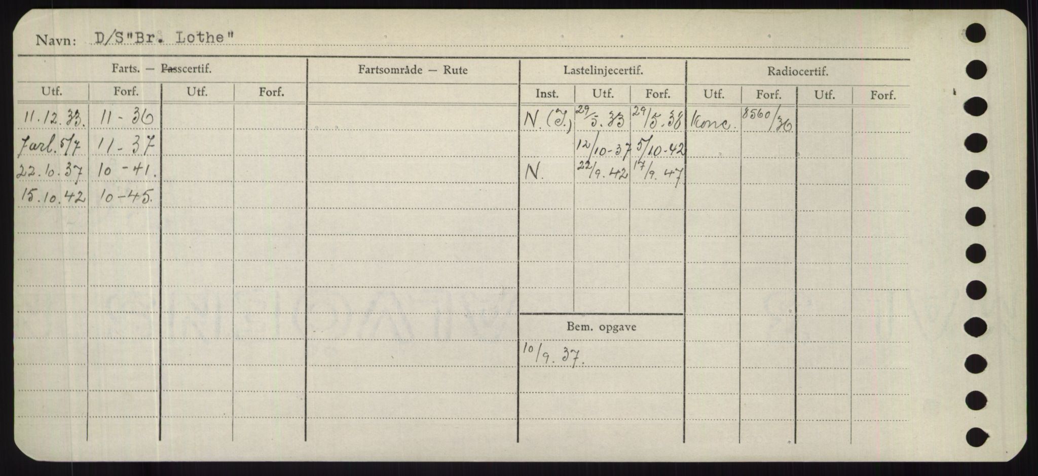 Sjøfartsdirektoratet med forløpere, Skipsmålingen, RA/S-1627/H/Hd/L0005: Fartøy, Br-Byg, s. 4