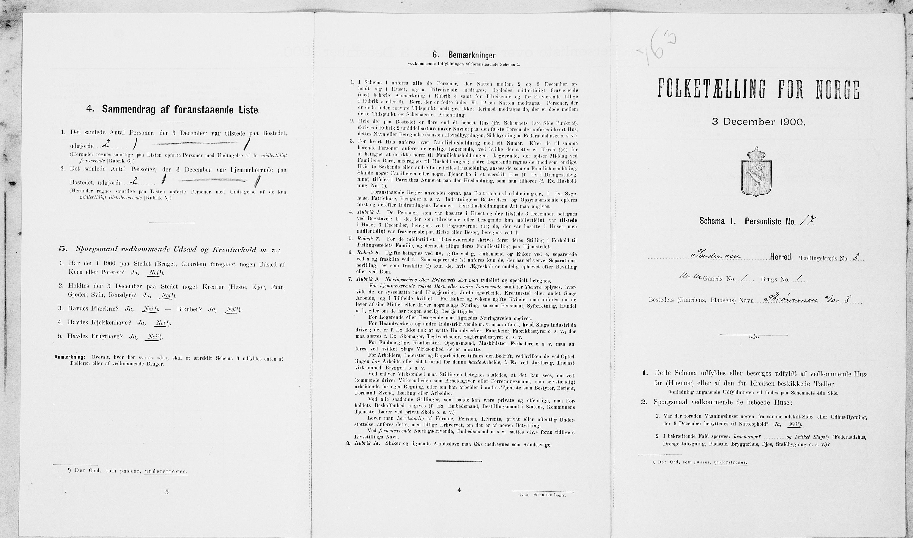 SAT, Folketelling 1900 for 1729 Inderøy herred, 1900, s. 432