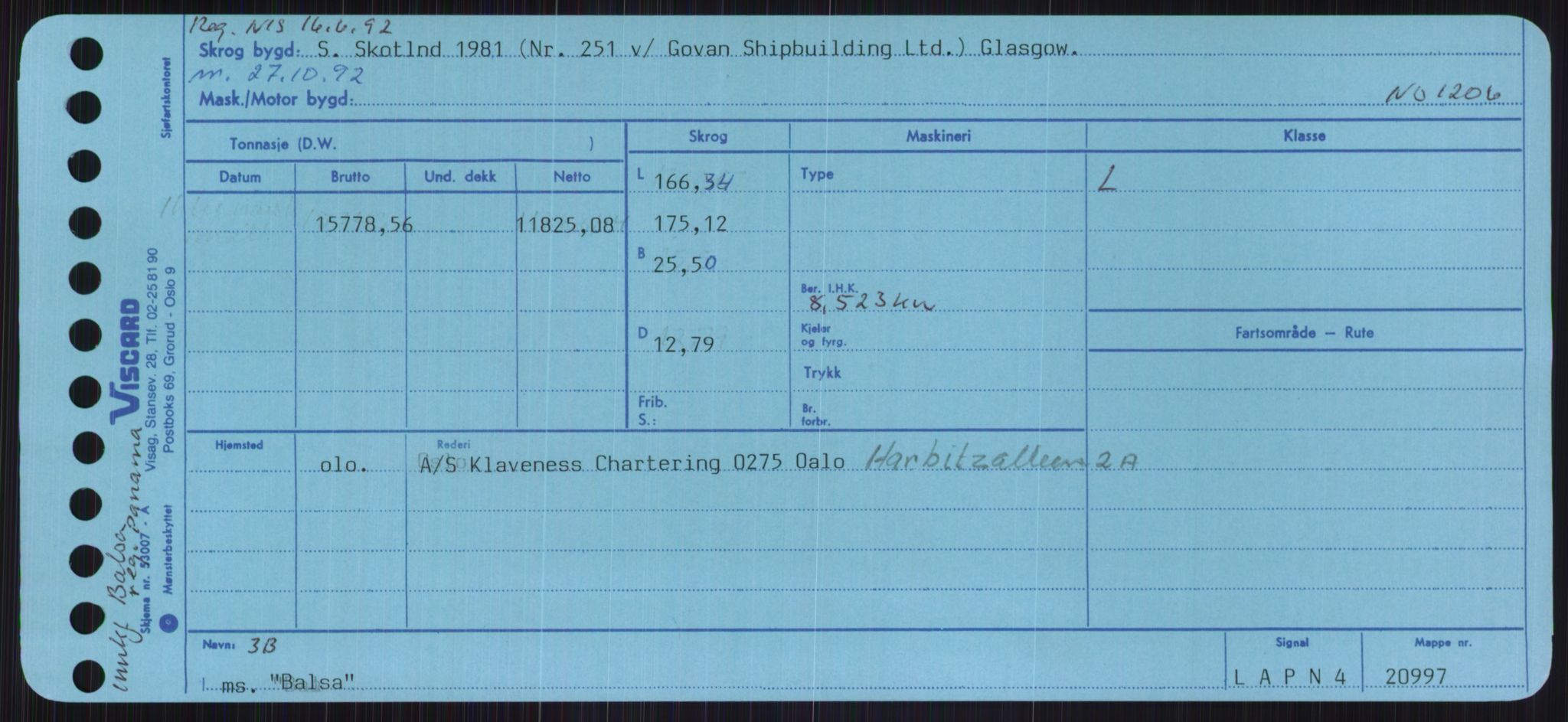 Sjøfartsdirektoratet med forløpere, Skipsmålingen, RA/S-1627/H/Ha/L0001/0001: Fartøy, A-Eig / Fartøy A-Bjøn, s. 619