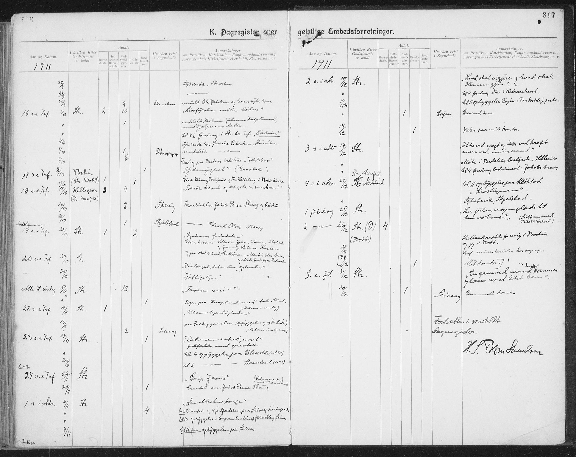 Ministerialprotokoller, klokkerbøker og fødselsregistre - Nordland, SAT/A-1459/804/L0081: Ministerialbok nr. 804A02, 1901-1915, s. 317