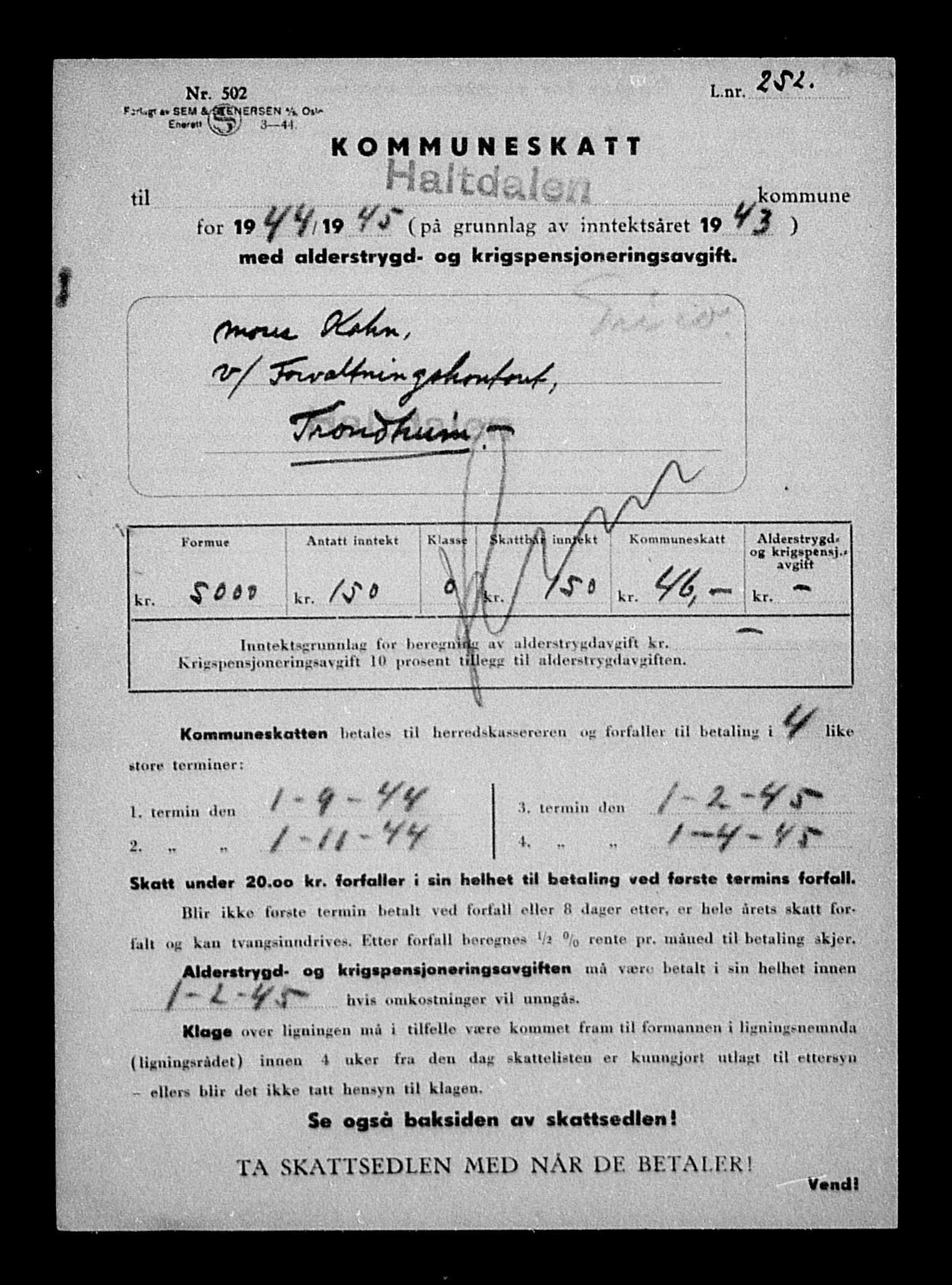 Justisdepartementet, Tilbakeføringskontoret for inndratte formuer, RA/S-1564/H/Hc/Hca/L0908: --, 1945-1947, s. 778