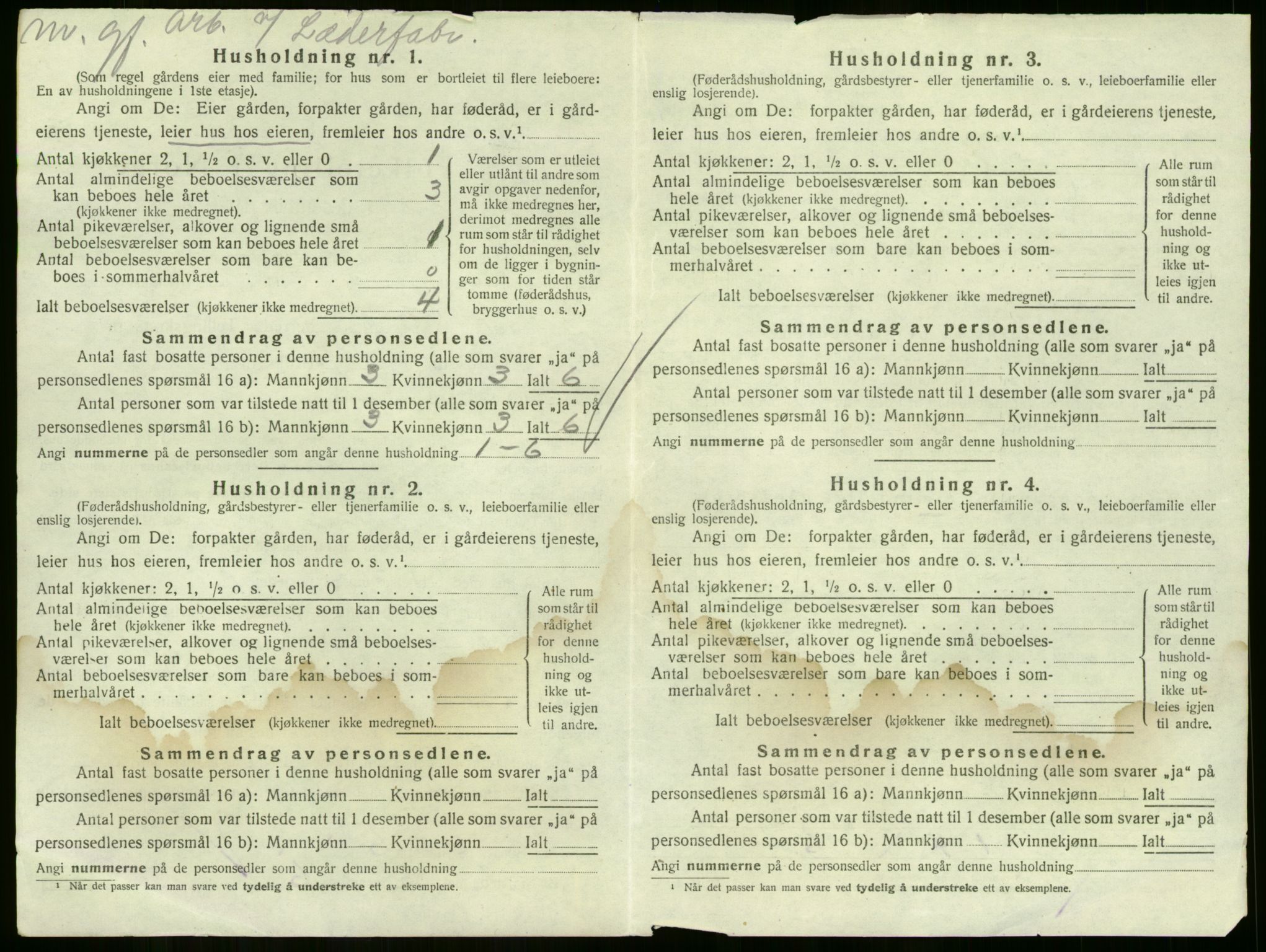 SAKO, Folketelling 1920 for 0713 Sande herred, 1920, s. 491