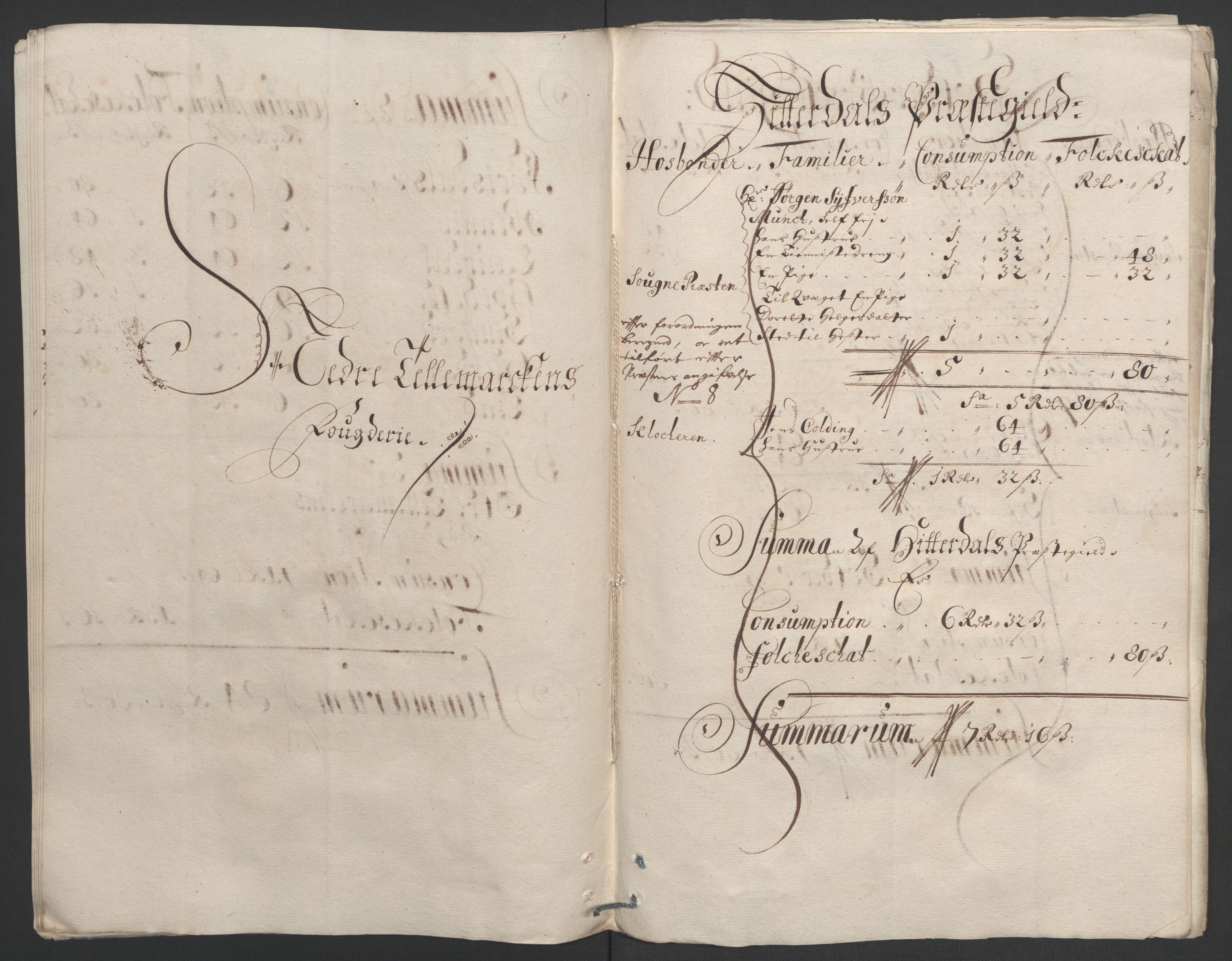 Rentekammeret inntil 1814, Reviderte regnskaper, Fogderegnskap, AV/RA-EA-4092/R36/L2092: Fogderegnskap Øvre og Nedre Telemark og Bamble, 1694, s. 65