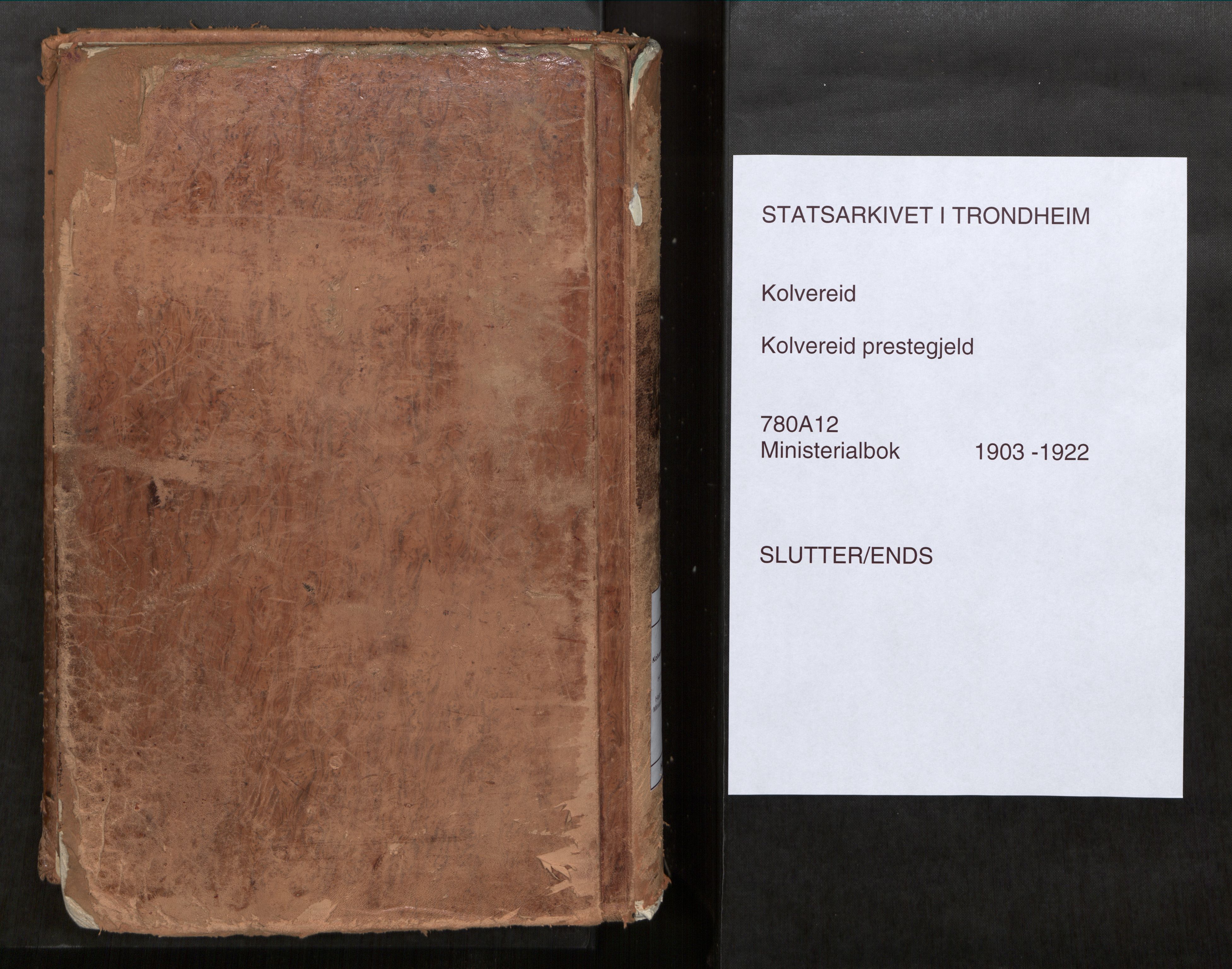 Kolvereid sokneprestkontor, AV/SAT-A-1171/H/Ha/Haa/L0001: Ministerialbok nr. 1, 1903-1922