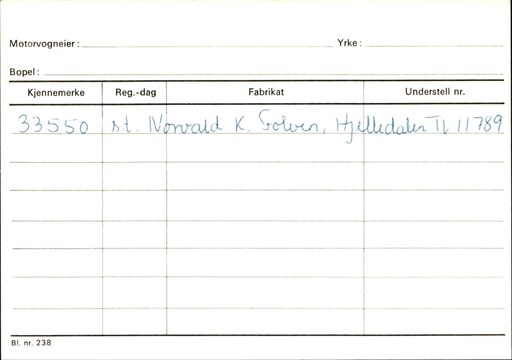 Statens vegvesen, Sogn og Fjordane vegkontor, AV/SAB-A-5301/4/F/L0131: Eigarregister Høyanger P-Å. Stryn S-Å, 1945-1975, s. 2222