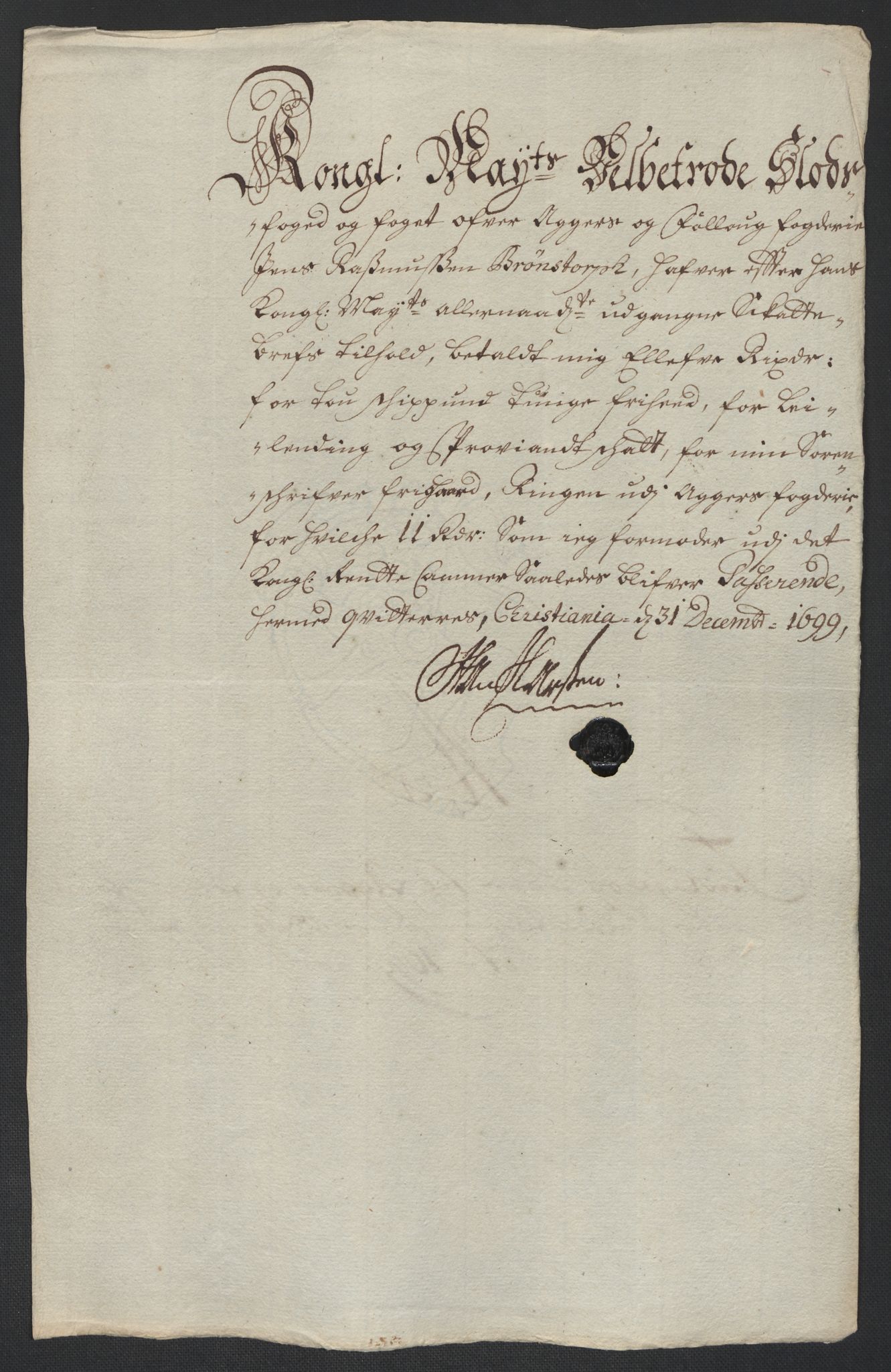 Rentekammeret inntil 1814, Reviderte regnskaper, Fogderegnskap, AV/RA-EA-4092/R10/L0442: Fogderegnskap Aker og Follo, 1699, s. 298