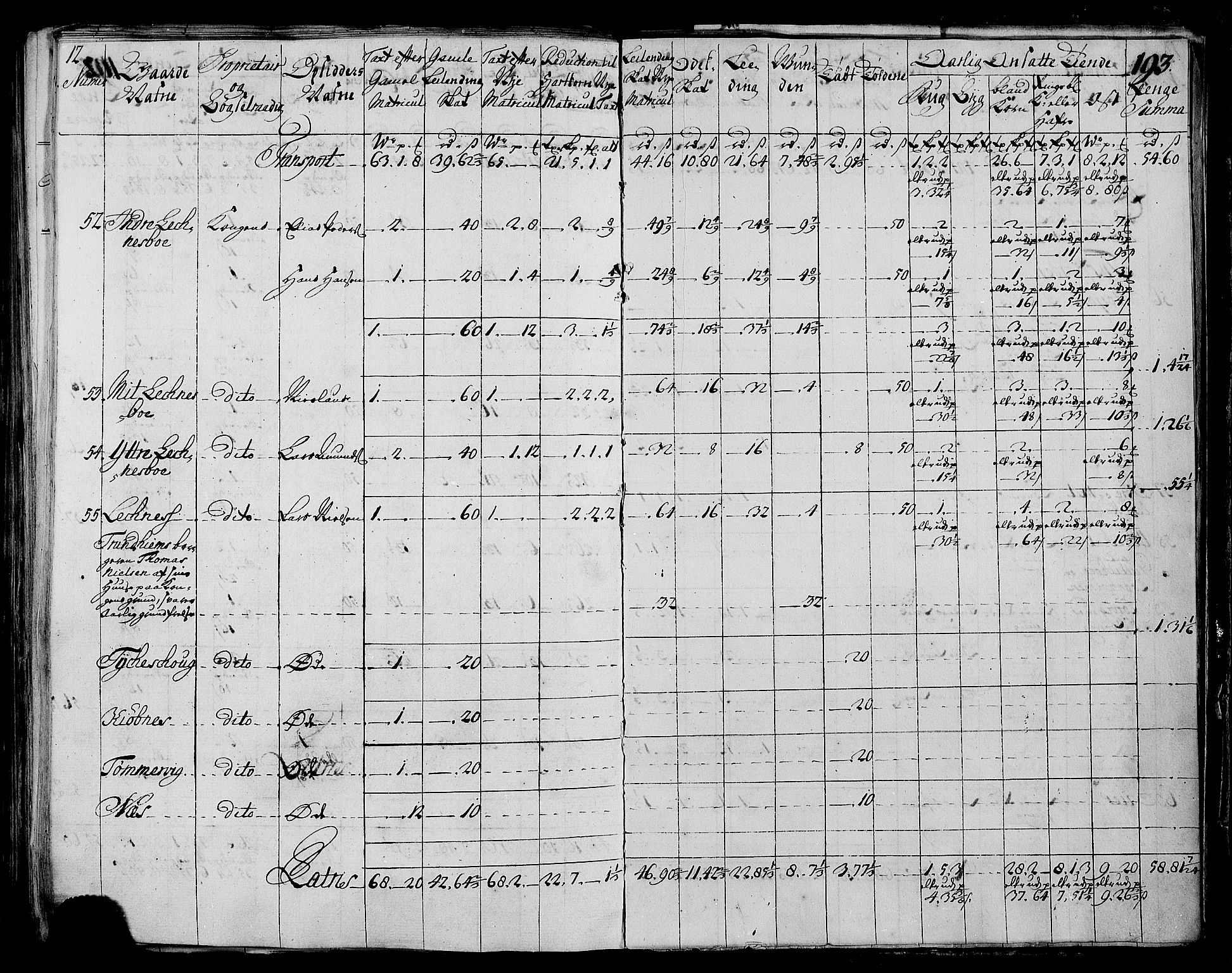 Rentekammeret inntil 1814, Realistisk ordnet avdeling, RA/EA-4070/N/Nb/Nbf/L0173: Salten matrikkelprotokoll, 1723, s. 197