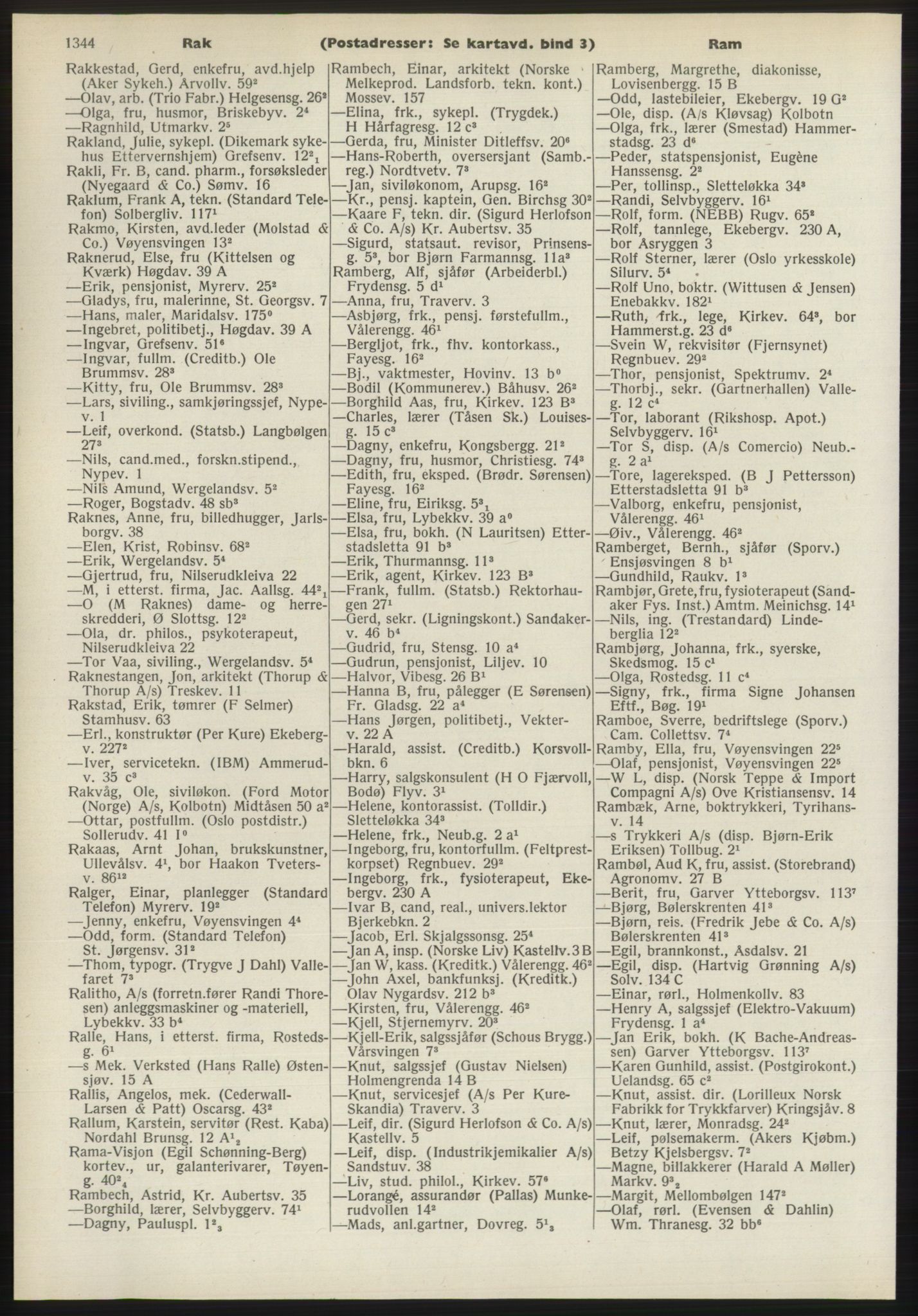 Kristiania/Oslo adressebok, PUBL/-, 1970-1971, s. 1344
