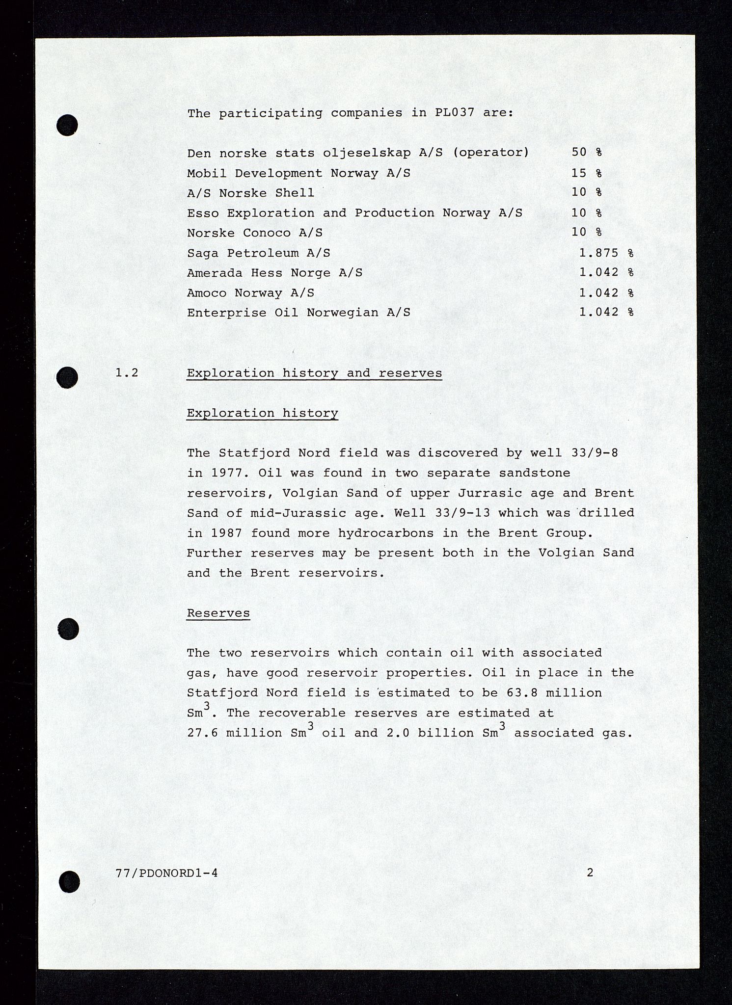 Pa 1339 - Statoil ASA, SAST/A-101656/0001/E/Ed/Eda/L0234: Administrasjon: Personaladministrasjon, Kontoradministrasjon, Informasjonsteknologi, Felt- og lisensadministrasjon. , 1989-1995, s. 8
