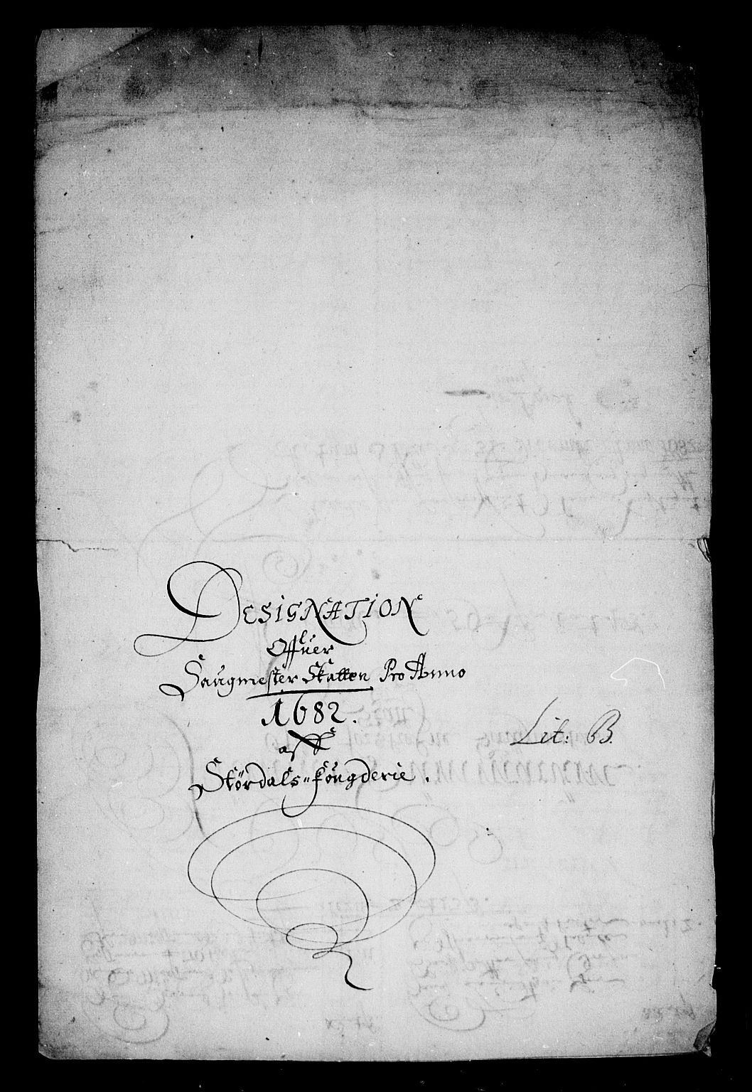 Rentekammeret inntil 1814, Reviderte regnskaper, Stiftamtstueregnskaper, Trondheim stiftamt og Nordland amt, RA/EA-6044/R/Rg/L0066: Trondheim stiftamt og Nordland amt, 1682