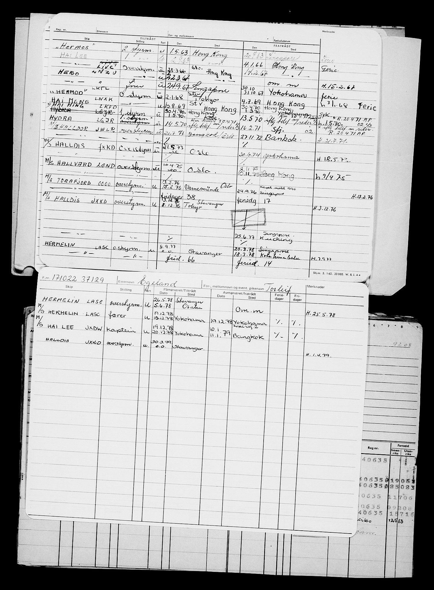 Direktoratet for sjømenn, AV/RA-S-3545/G/Gb/L0211: Hovedkort, 1922, s. 344