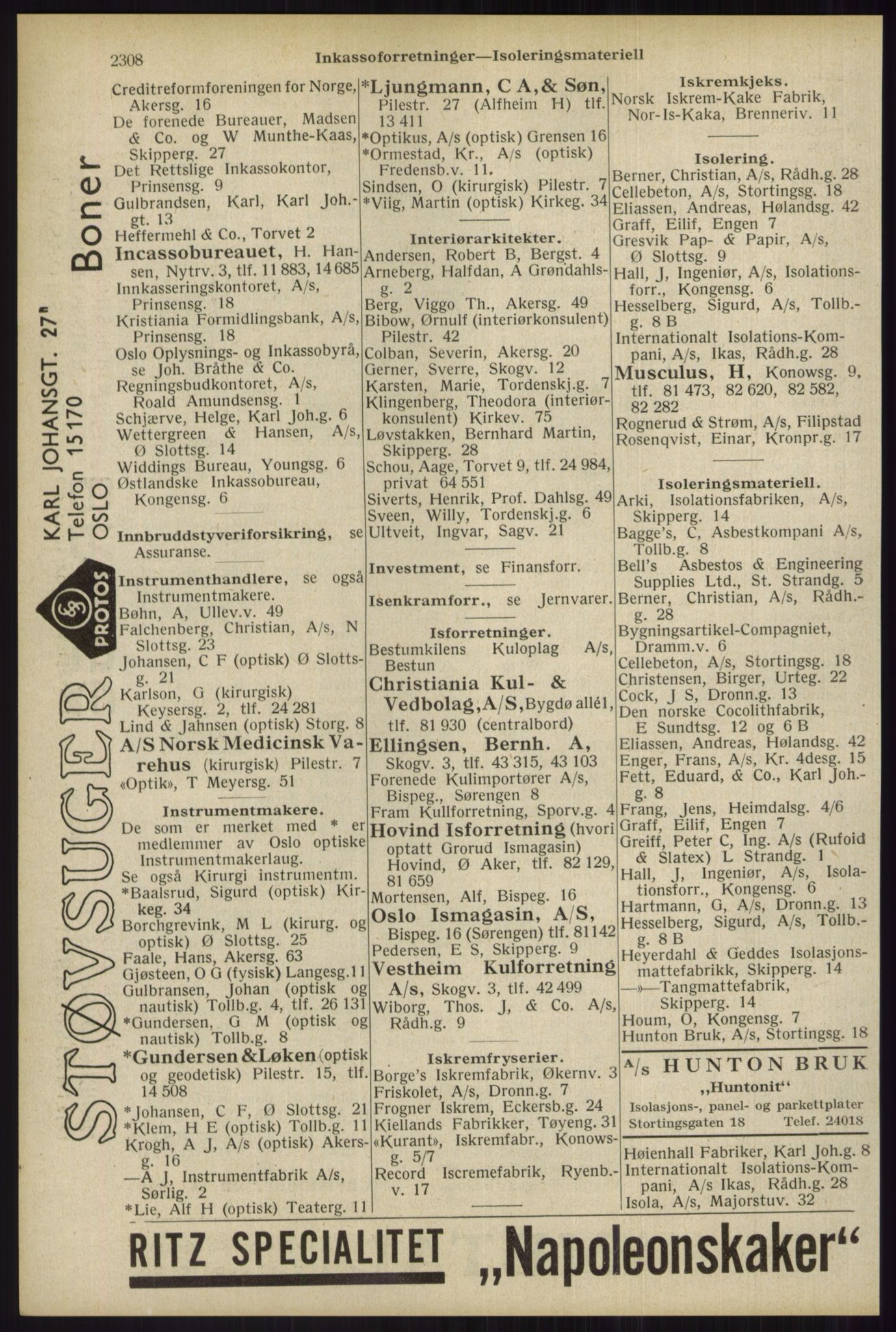 Kristiania/Oslo adressebok, PUBL/-, 1934, s. 2308