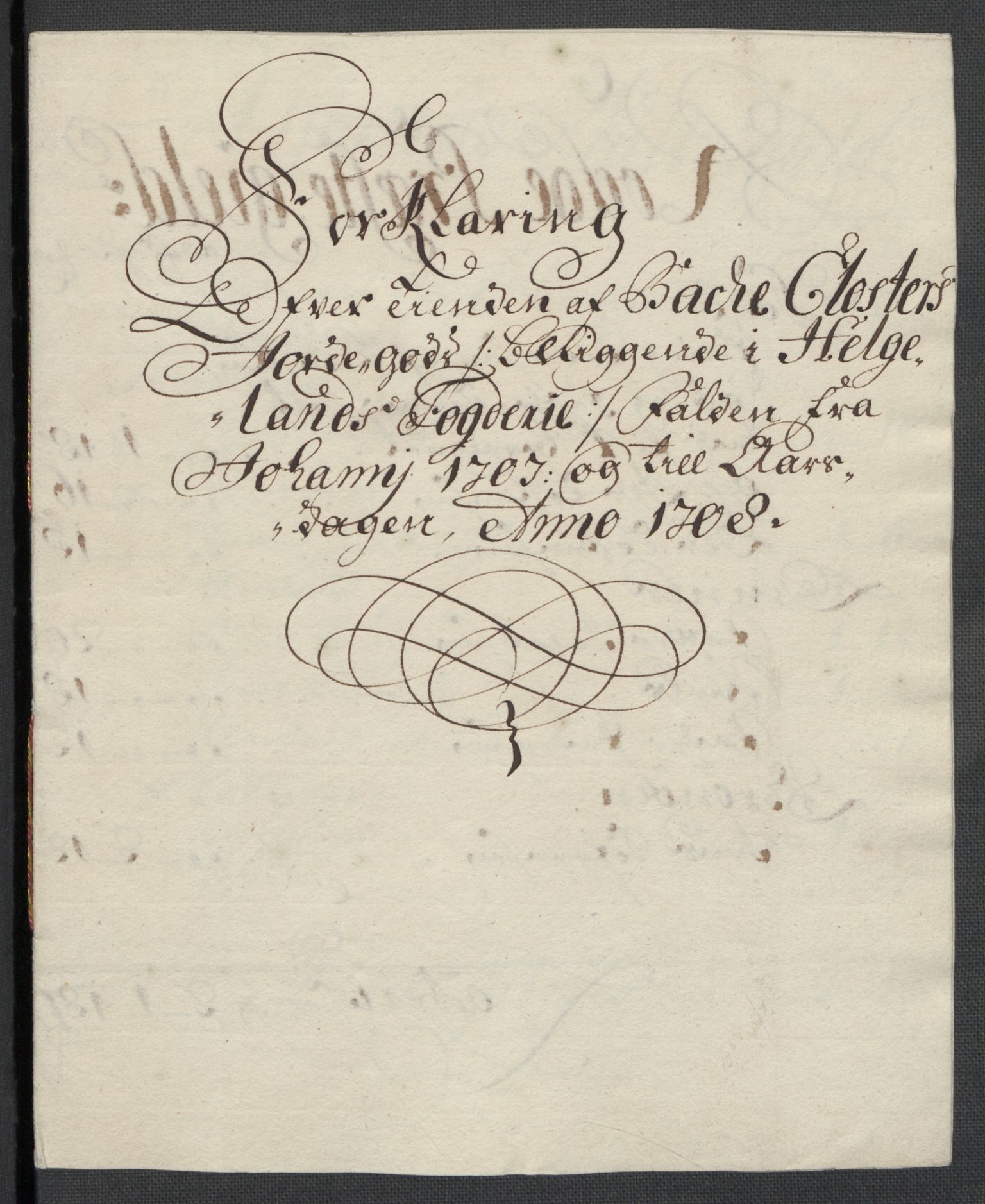 Rentekammeret inntil 1814, Reviderte regnskaper, Fogderegnskap, RA/EA-4092/R65/L4510: Fogderegnskap Helgeland, 1708-1709, s. 15