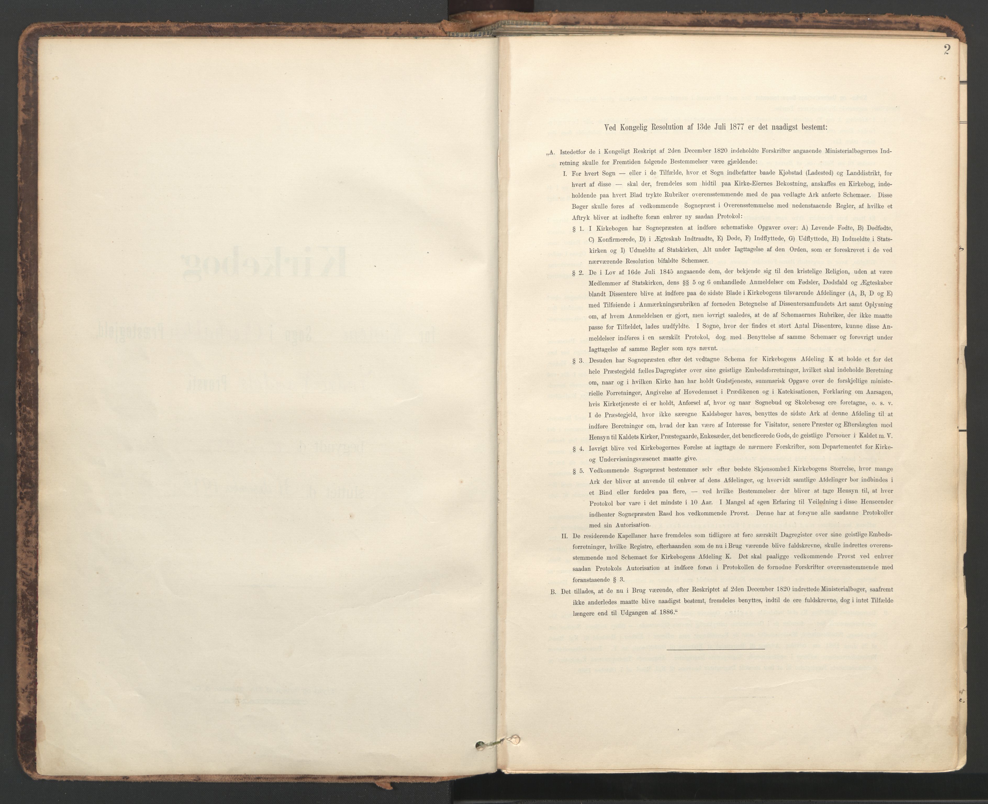 Ministerialprotokoller, klokkerbøker og fødselsregistre - Nord-Trøndelag, AV/SAT-A-1458/764/L0556: Ministerialbok nr. 764A11, 1897-1924, s. 2