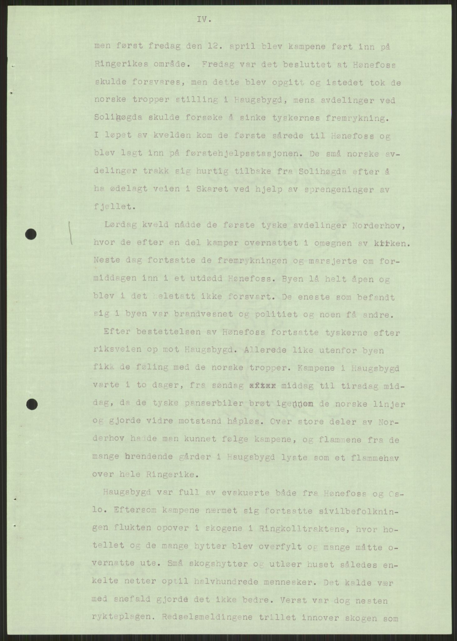 Forsvaret, Forsvarets krigshistoriske avdeling, AV/RA-RAFA-2017/Y/Ya/L0014: II-C-11-31 - Fylkesmenn.  Rapporter om krigsbegivenhetene 1940., 1940, s. 451