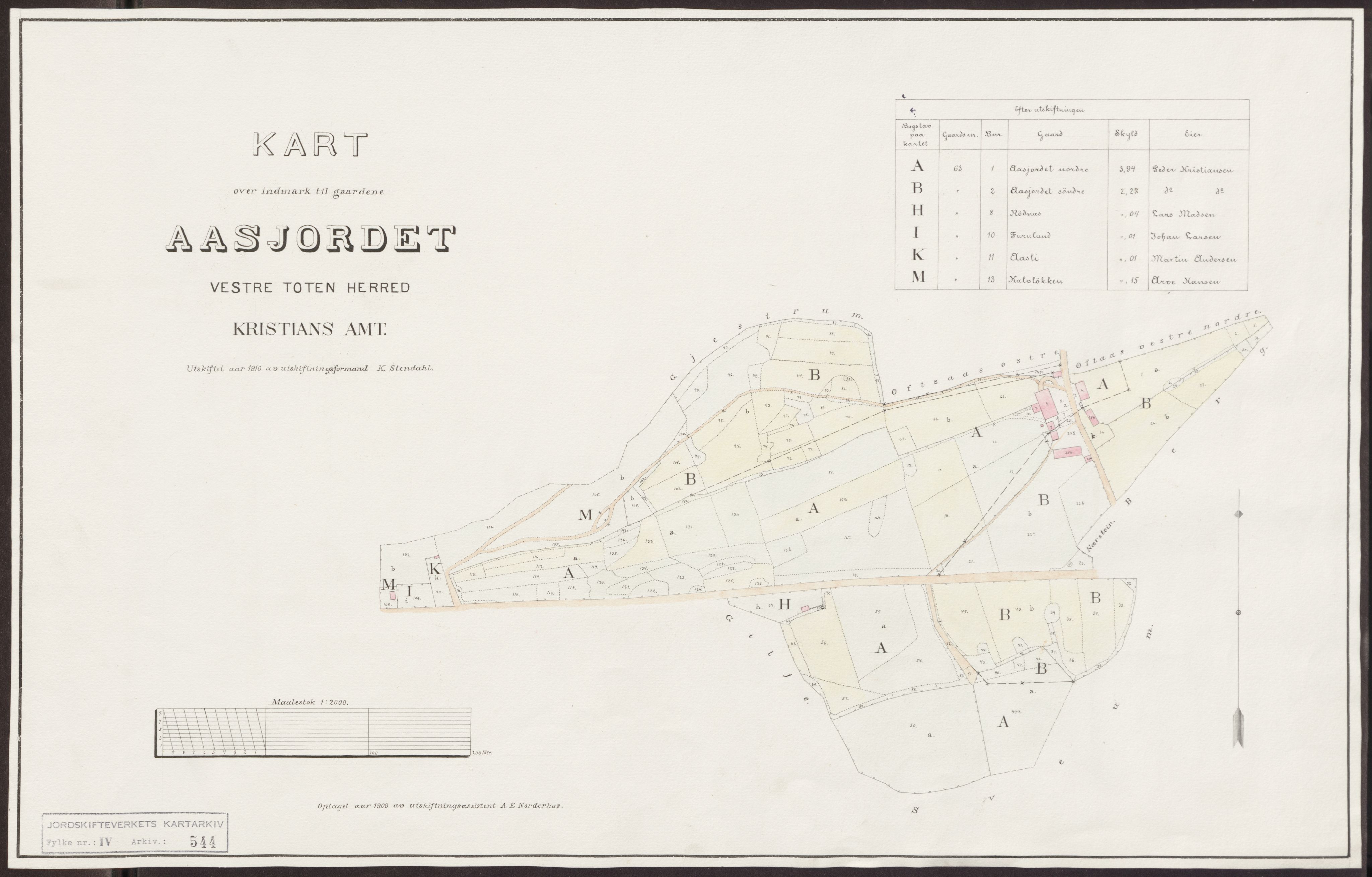 Jordskifteverkets kartarkiv, RA/S-3929/T, 1859-1988, s. 664