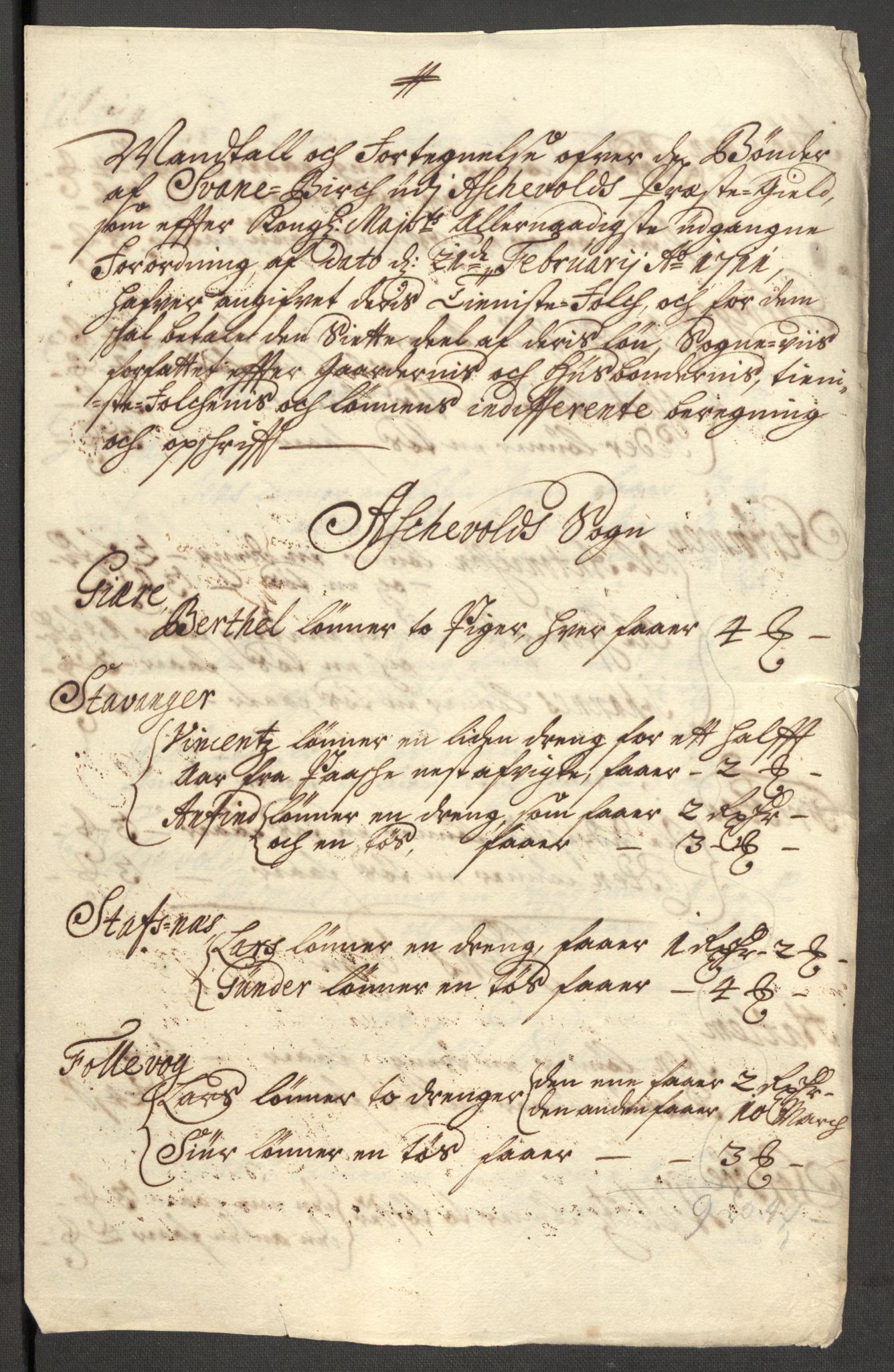 Rentekammeret inntil 1814, Reviderte regnskaper, Fogderegnskap, RA/EA-4092/R53/L3434: Fogderegnskap Sunn- og Nordfjord, 1711, s. 172