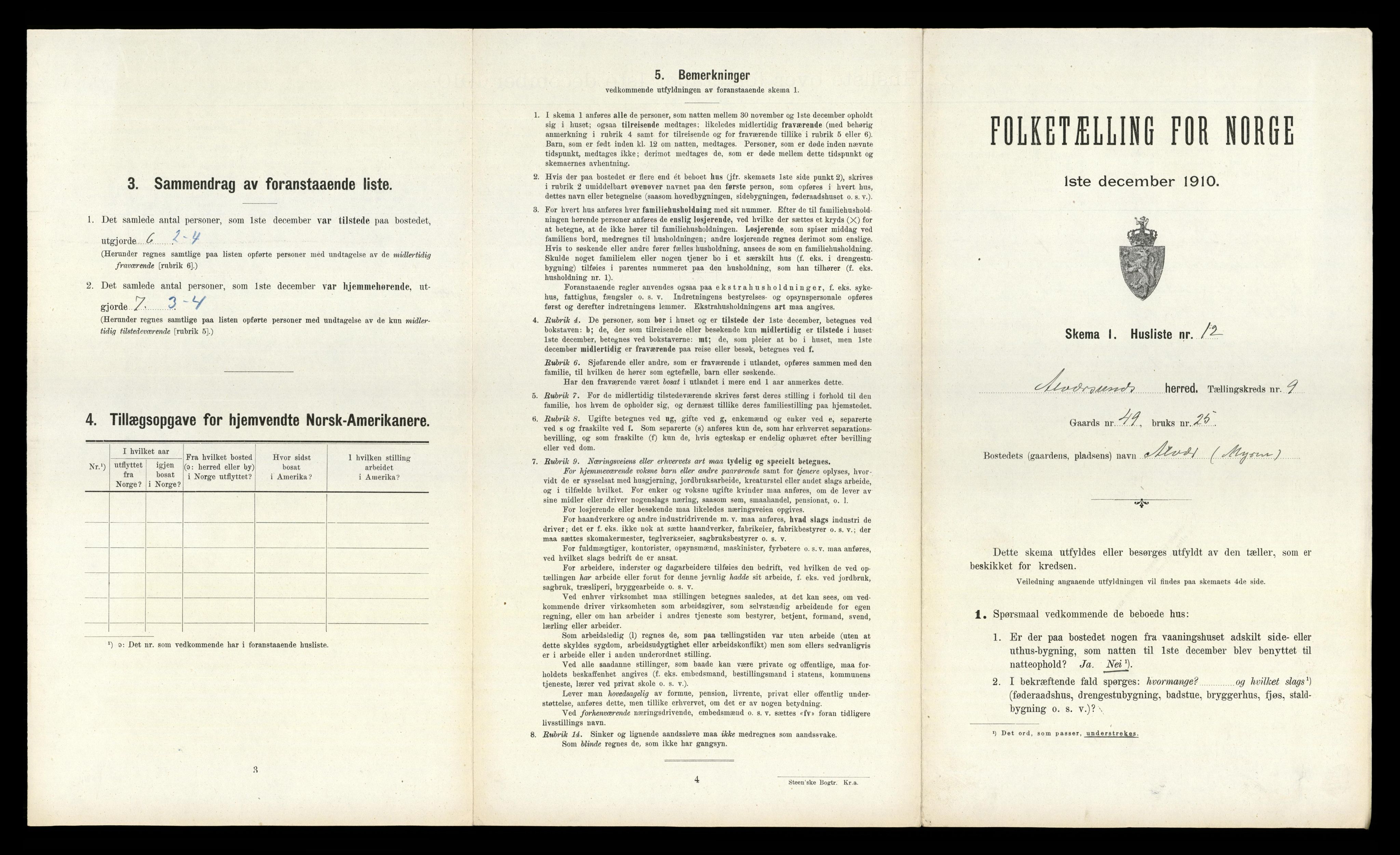 RA, Folketelling 1910 for 1257 Alversund herred, 1910, s. 672
