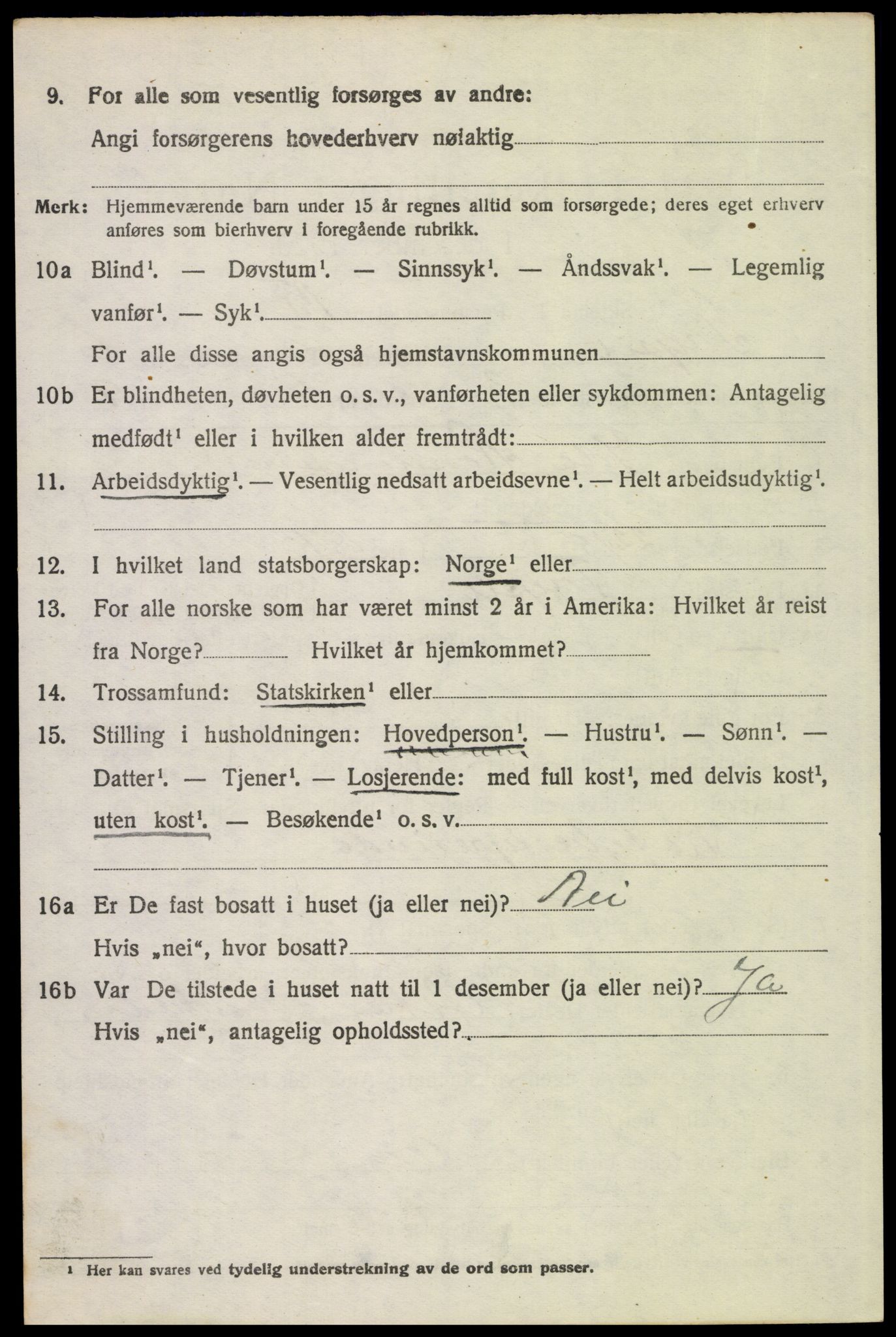 SAH, Folketelling 1920 for 0428 Trysil herred, 1920, s. 4596