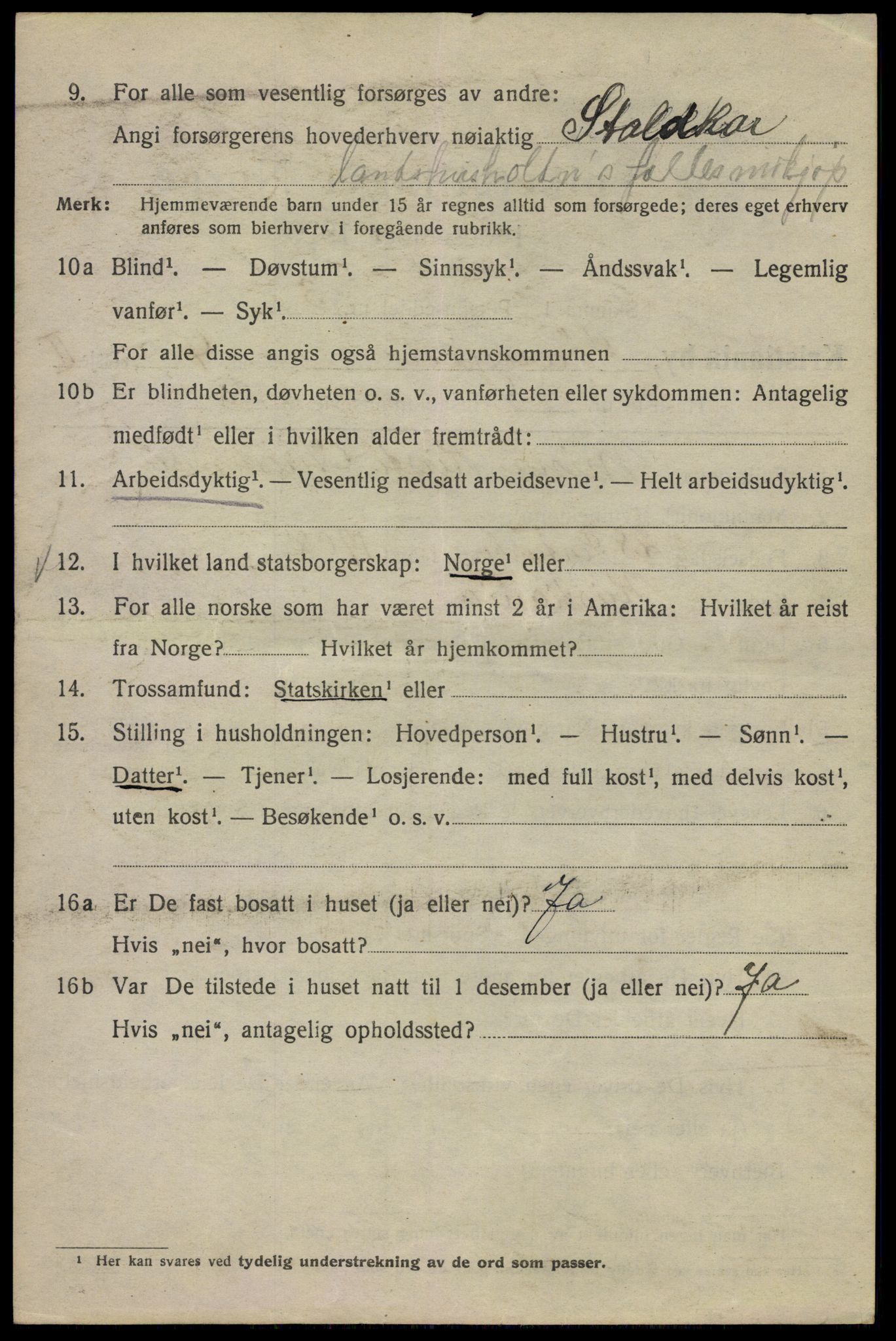 SAO, Folketelling 1920 for 0301 Kristiania kjøpstad, 1920, s. 562080