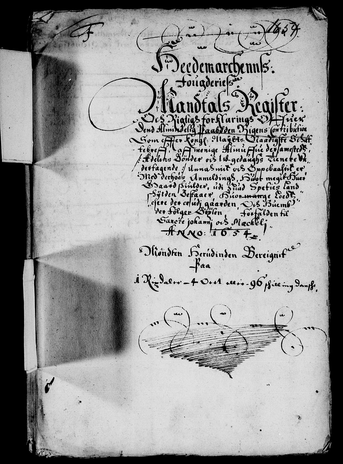 Rentekammeret inntil 1814, Reviderte regnskaper, Lensregnskaper, RA/EA-5023/R/Rb/Rba/L0222: Akershus len, 1654-1655