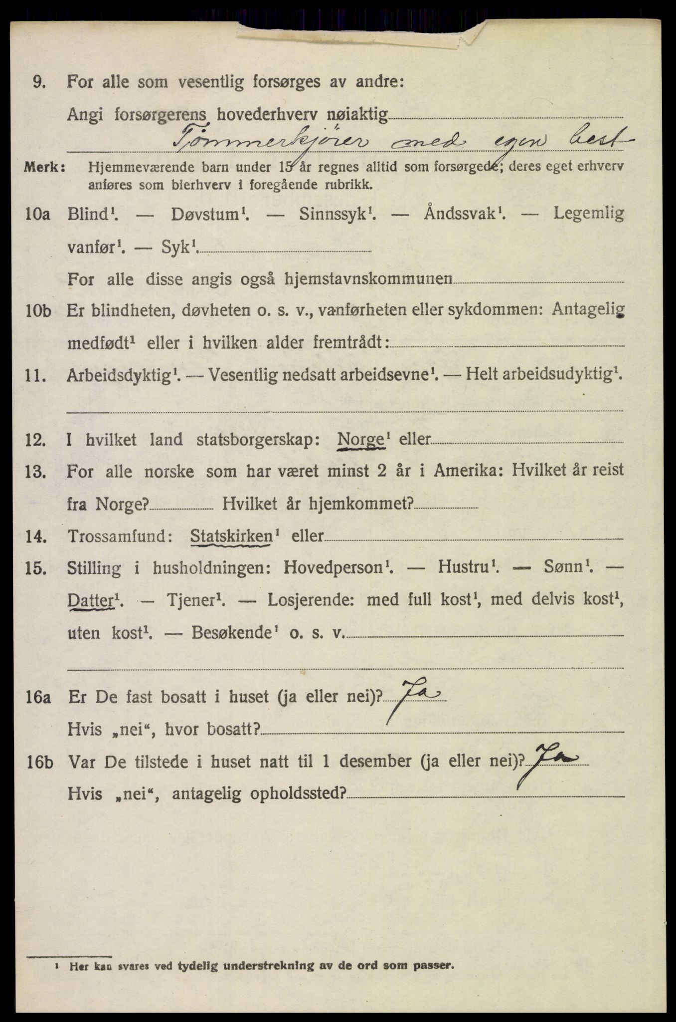 SAH, Folketelling 1920 for 0428 Trysil herred, 1920, s. 6640