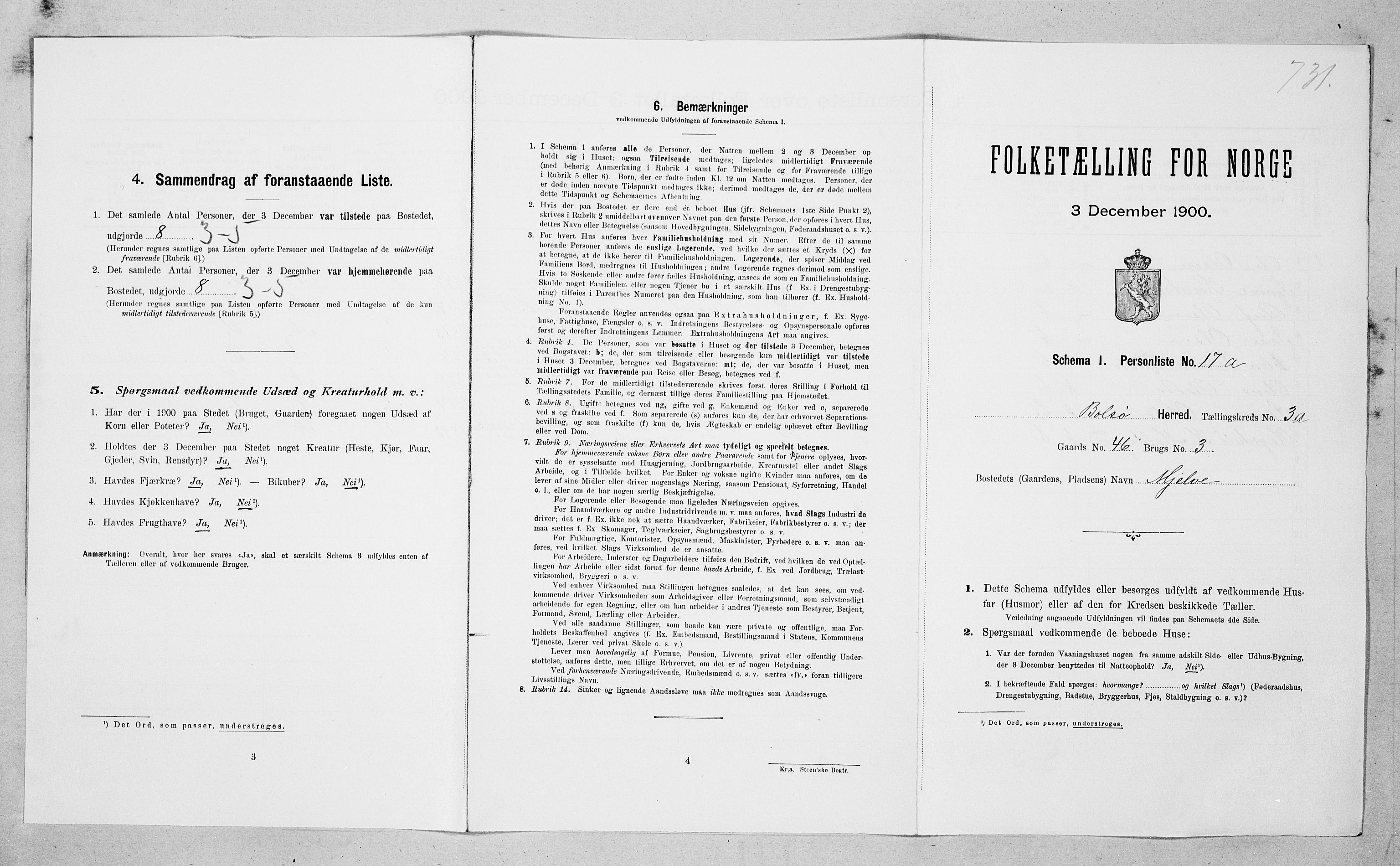 SAT, Folketelling 1900 for 1544 Bolsøy herred, 1900, s. 587