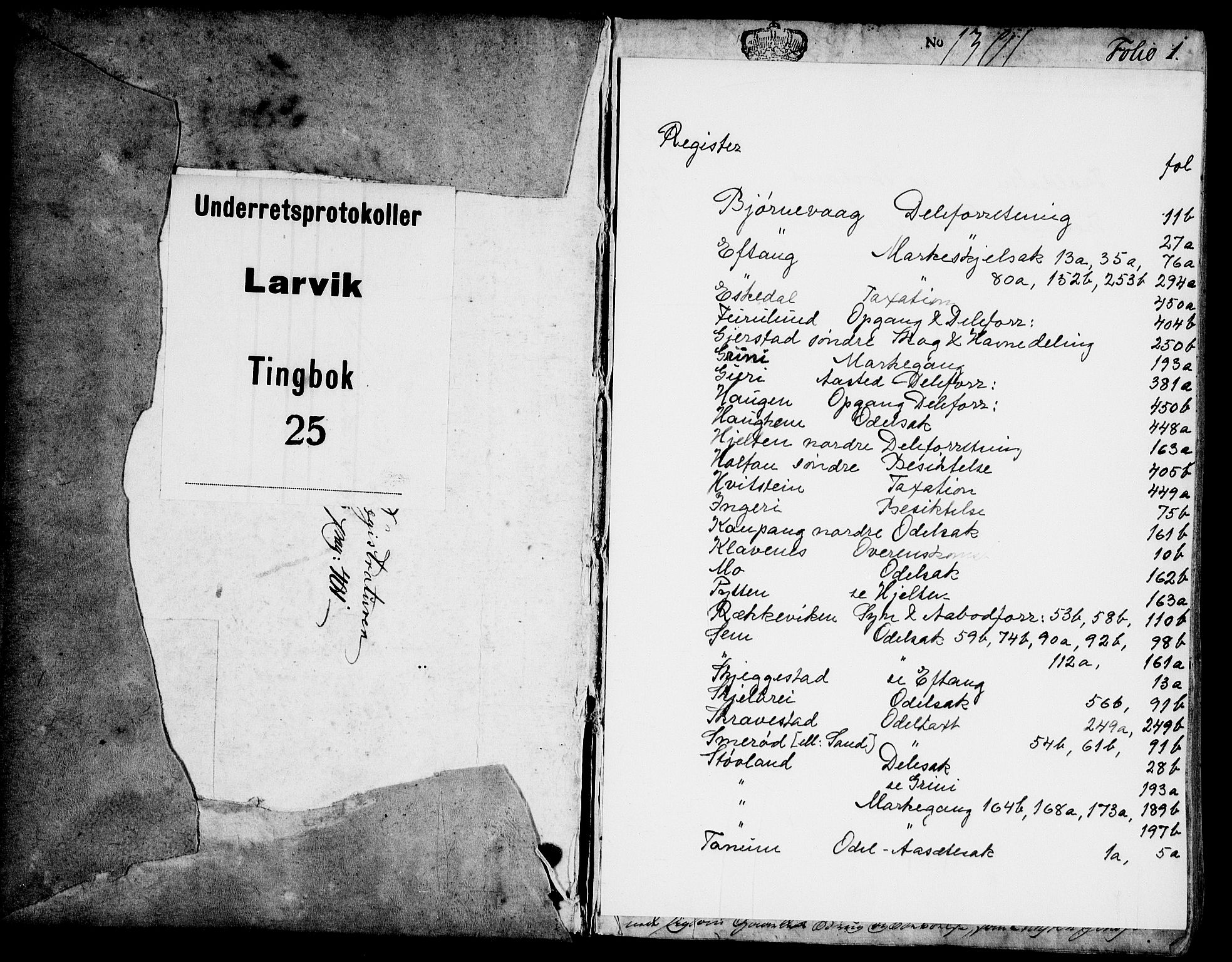 Larvik sorenskriveri, SAKO/A-83/F/Fa/L0025: Tingbok, 1763-1769