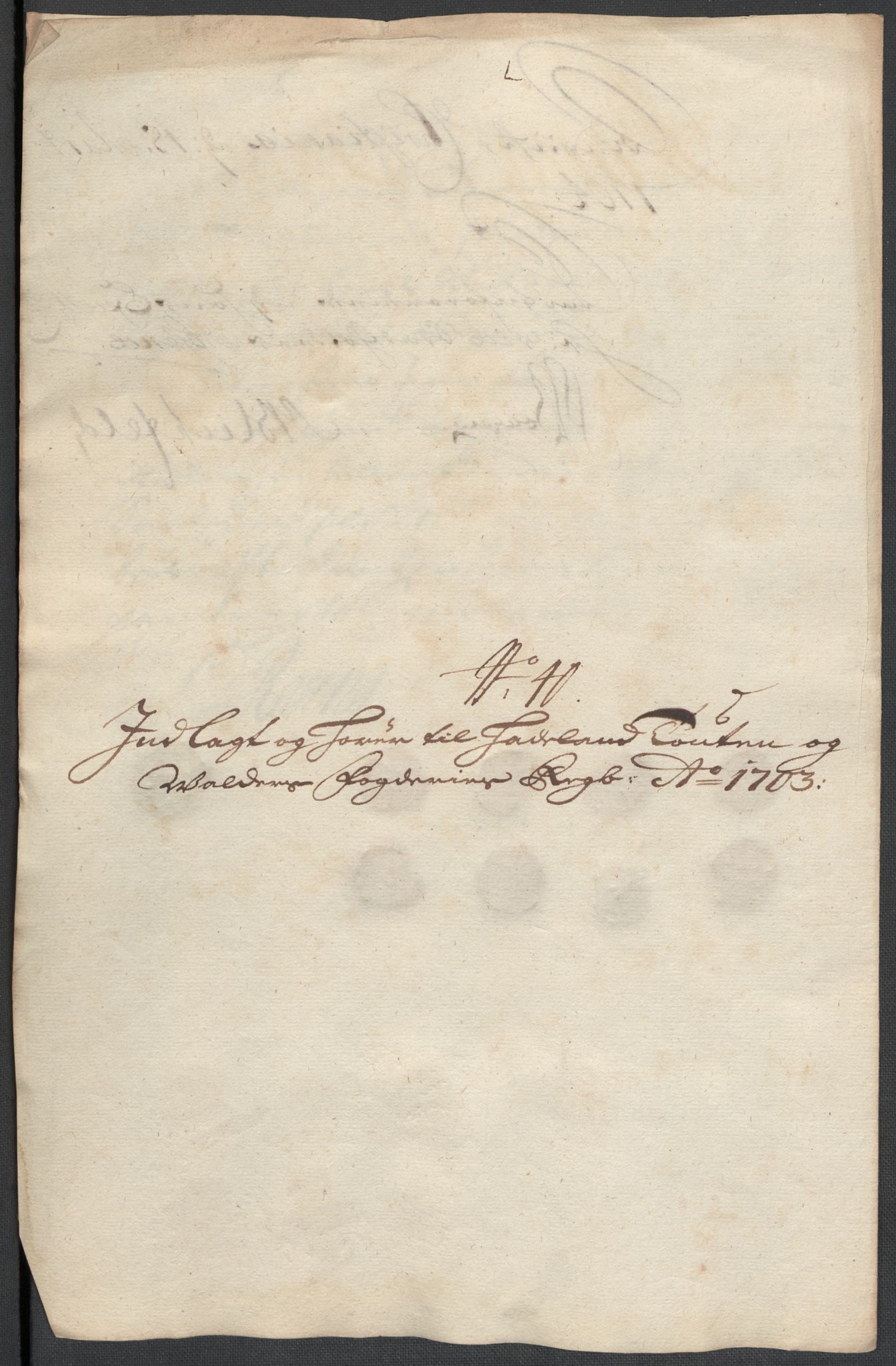 Rentekammeret inntil 1814, Reviderte regnskaper, Fogderegnskap, AV/RA-EA-4092/R18/L1301: Fogderegnskap Hadeland, Toten og Valdres, 1703, s. 224