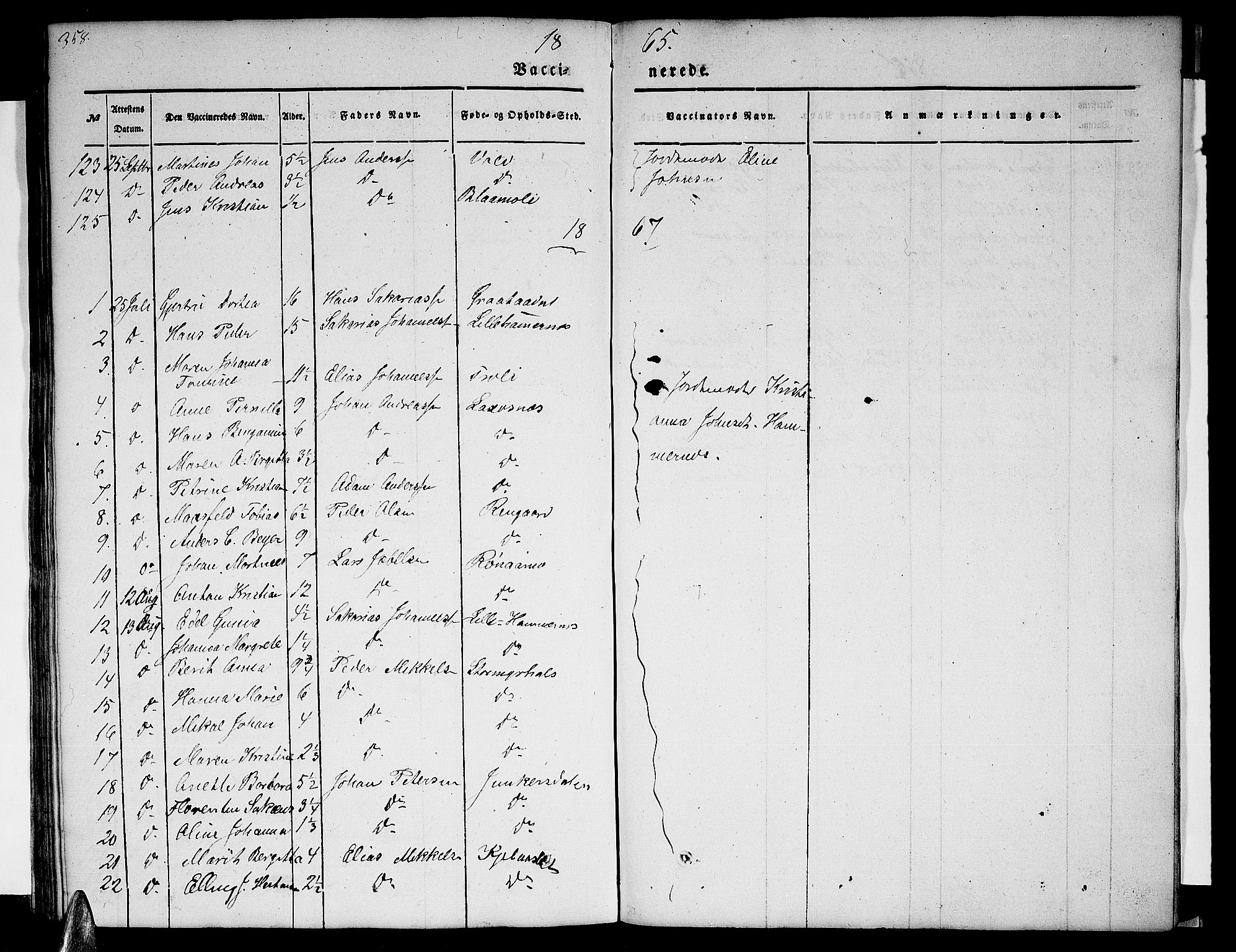 Ministerialprotokoller, klokkerbøker og fødselsregistre - Nordland, SAT/A-1459/846/L0652: Klokkerbok nr. 846C02, 1841-1871, s. 358